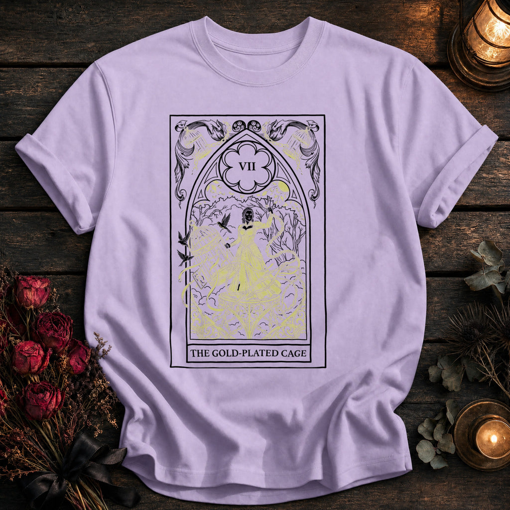 Gold Plated Cage Tarot Black - Orchid