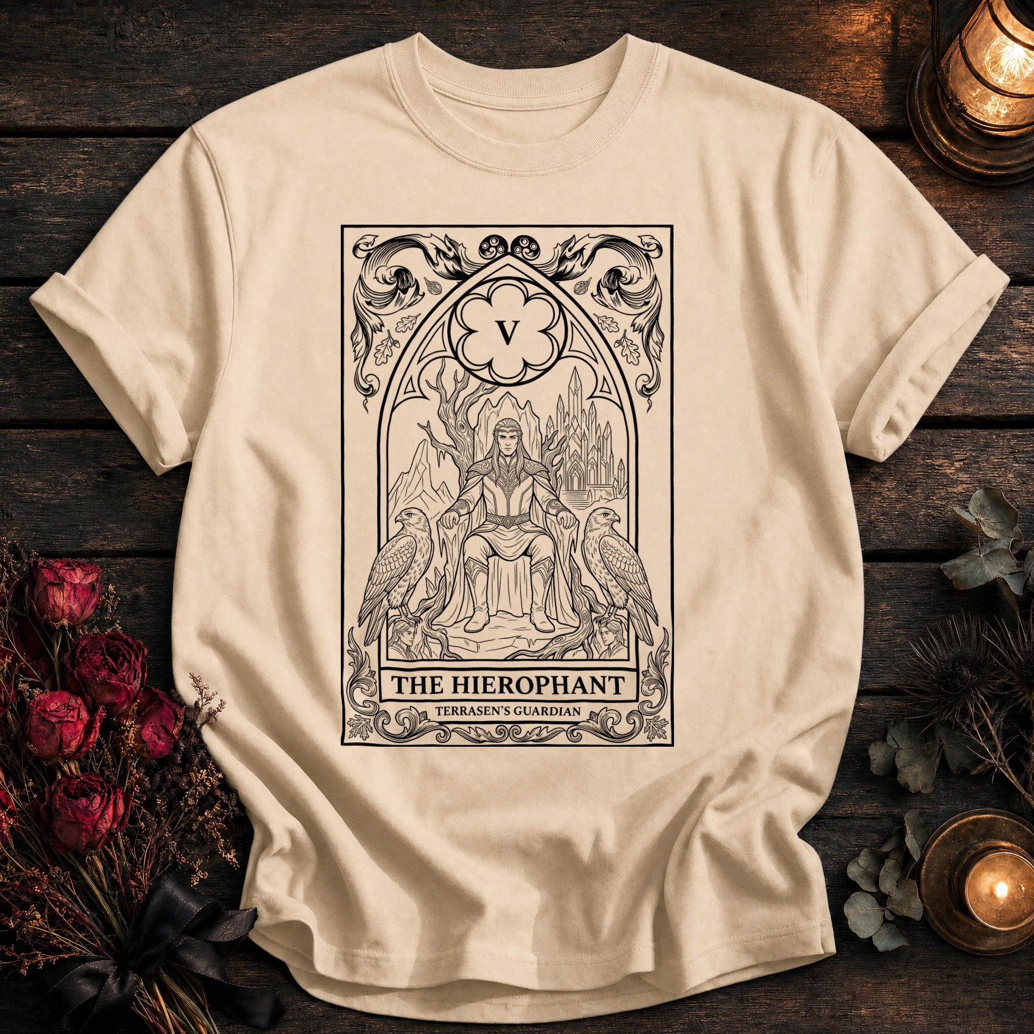 Hierophant Tarot Black - Ivory