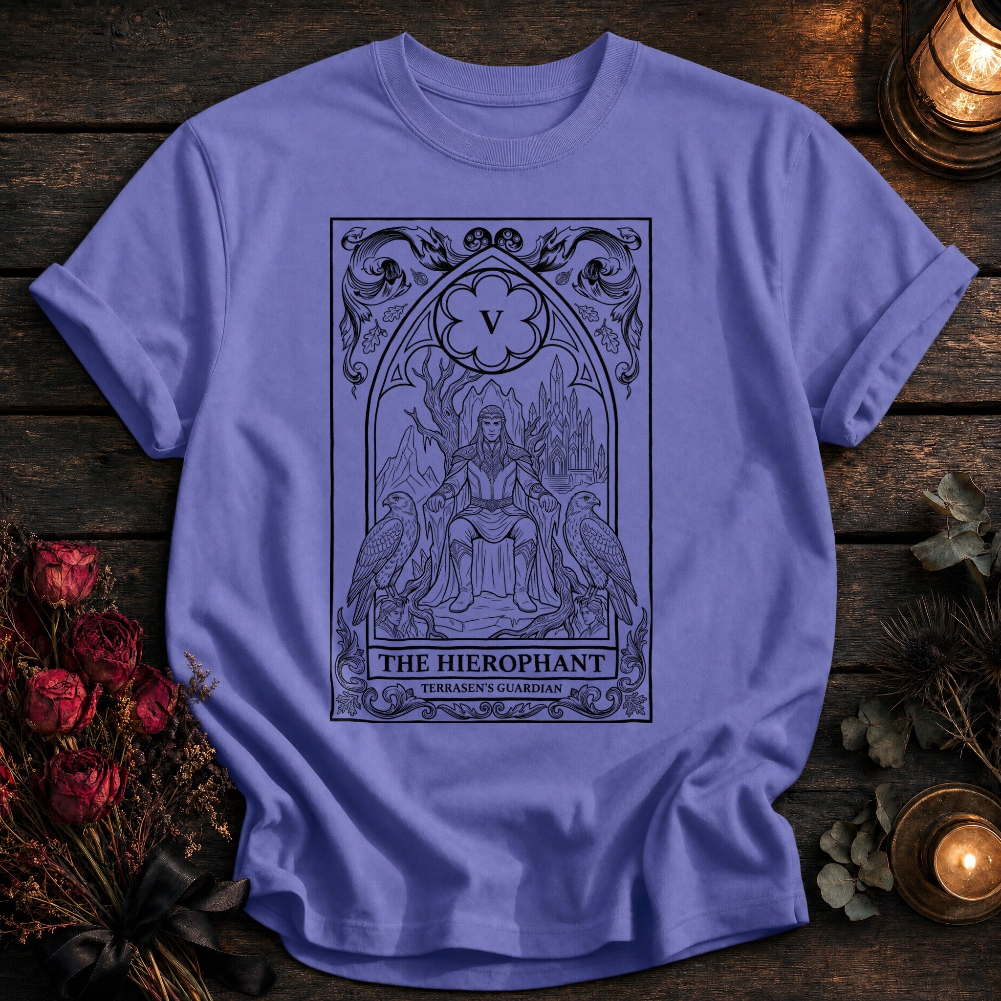 Hierophant Tarot Black - Violet