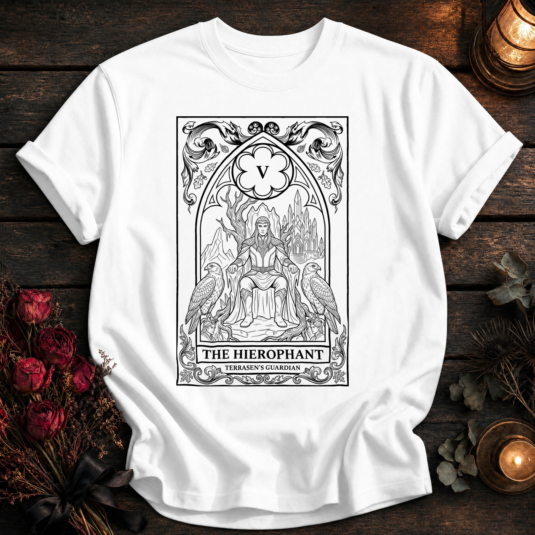 Hierophant Tarot Black - White