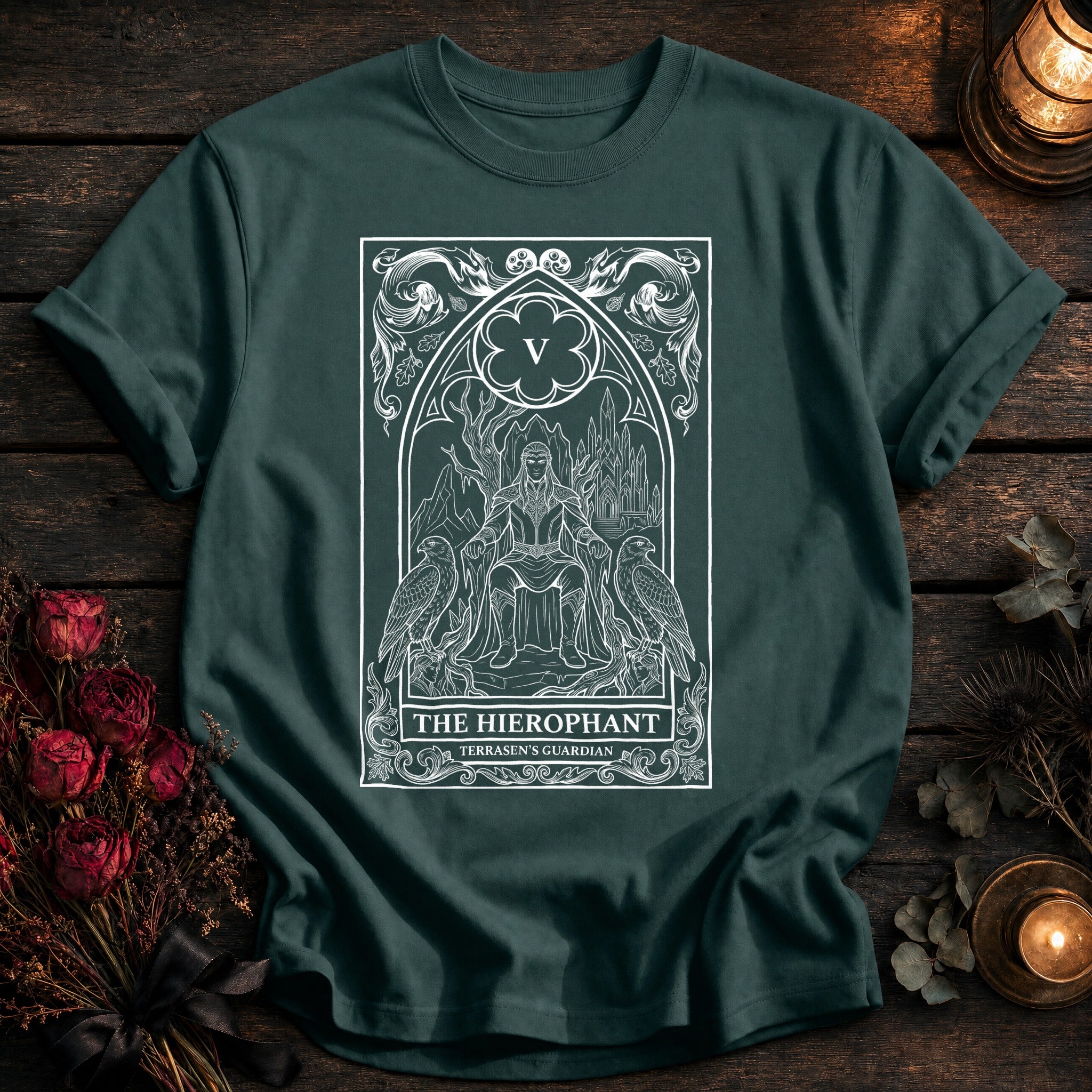 Hierophant Tarot White - Blue Spruce
