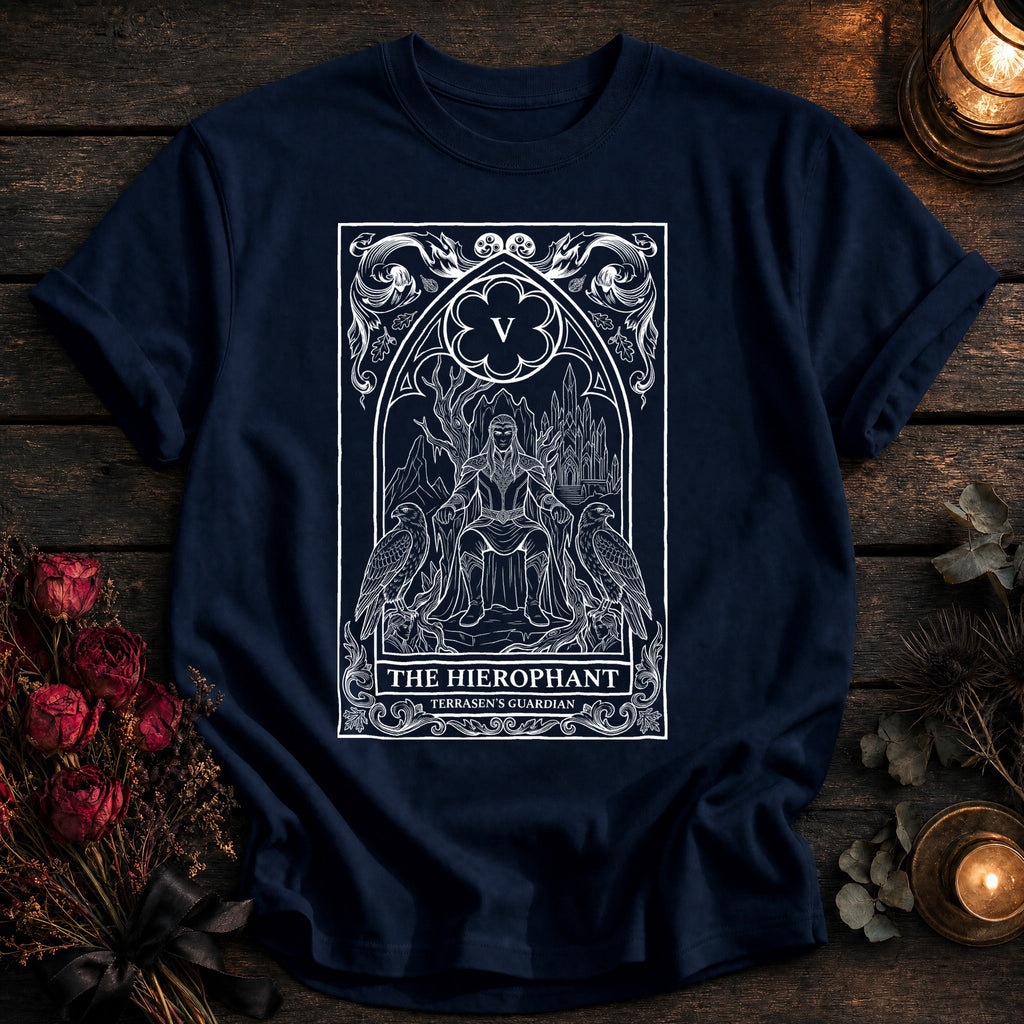 Hierophant Tarot White - True Navy