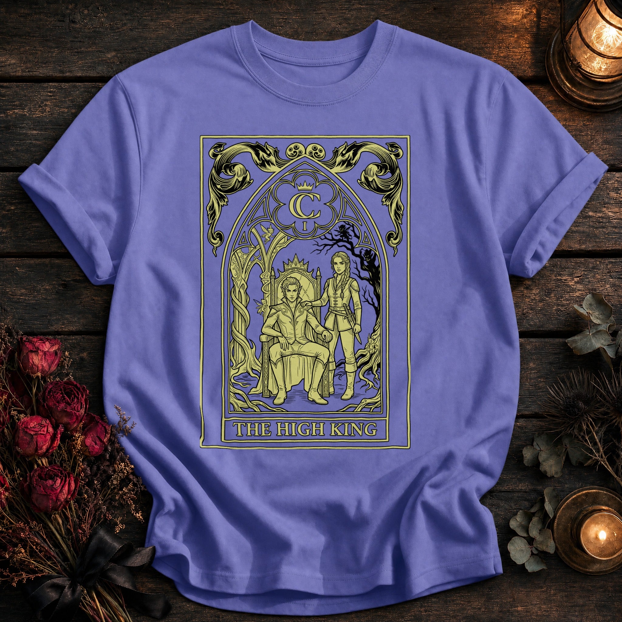 High King Tarot Black - Violet