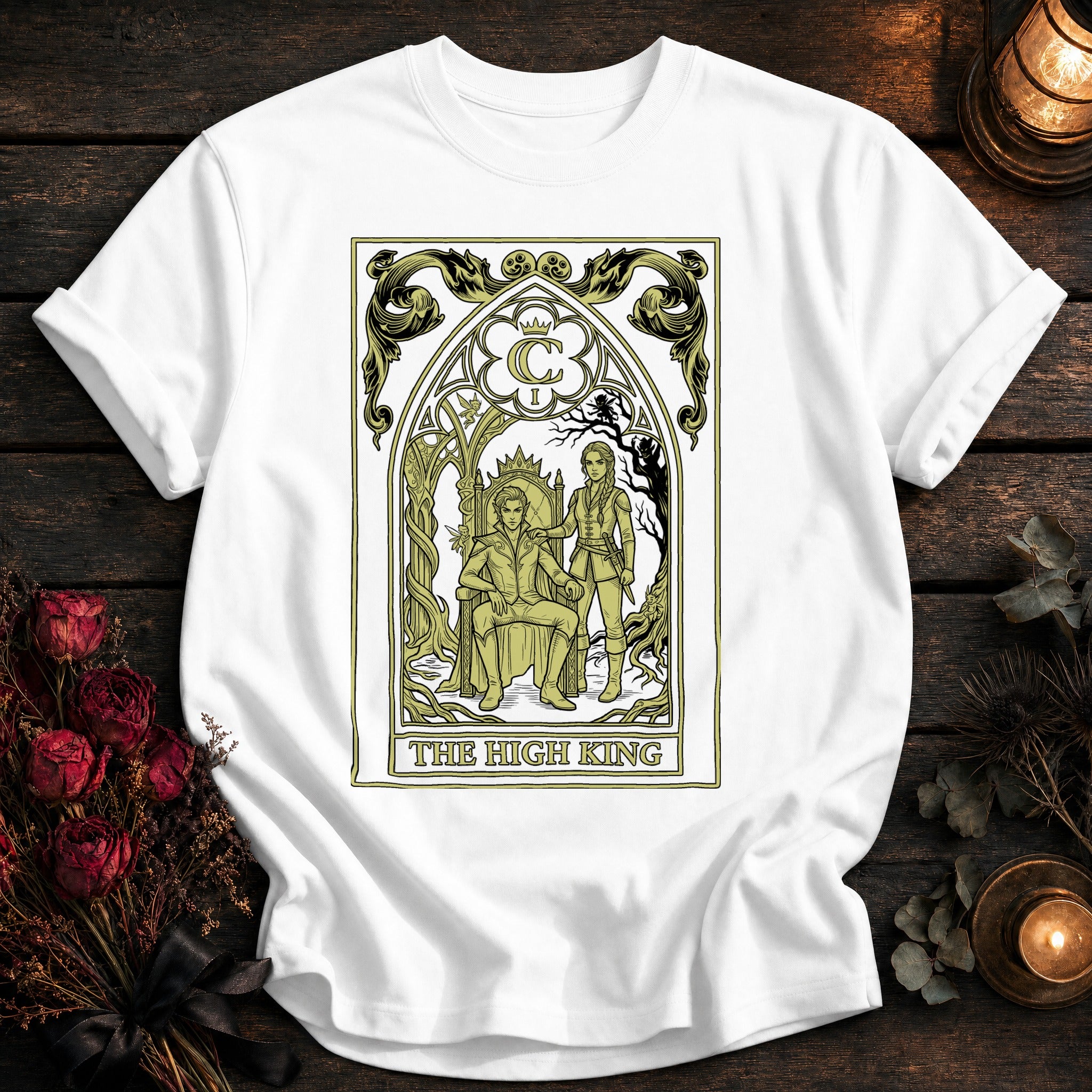 High King Tarot Black - White