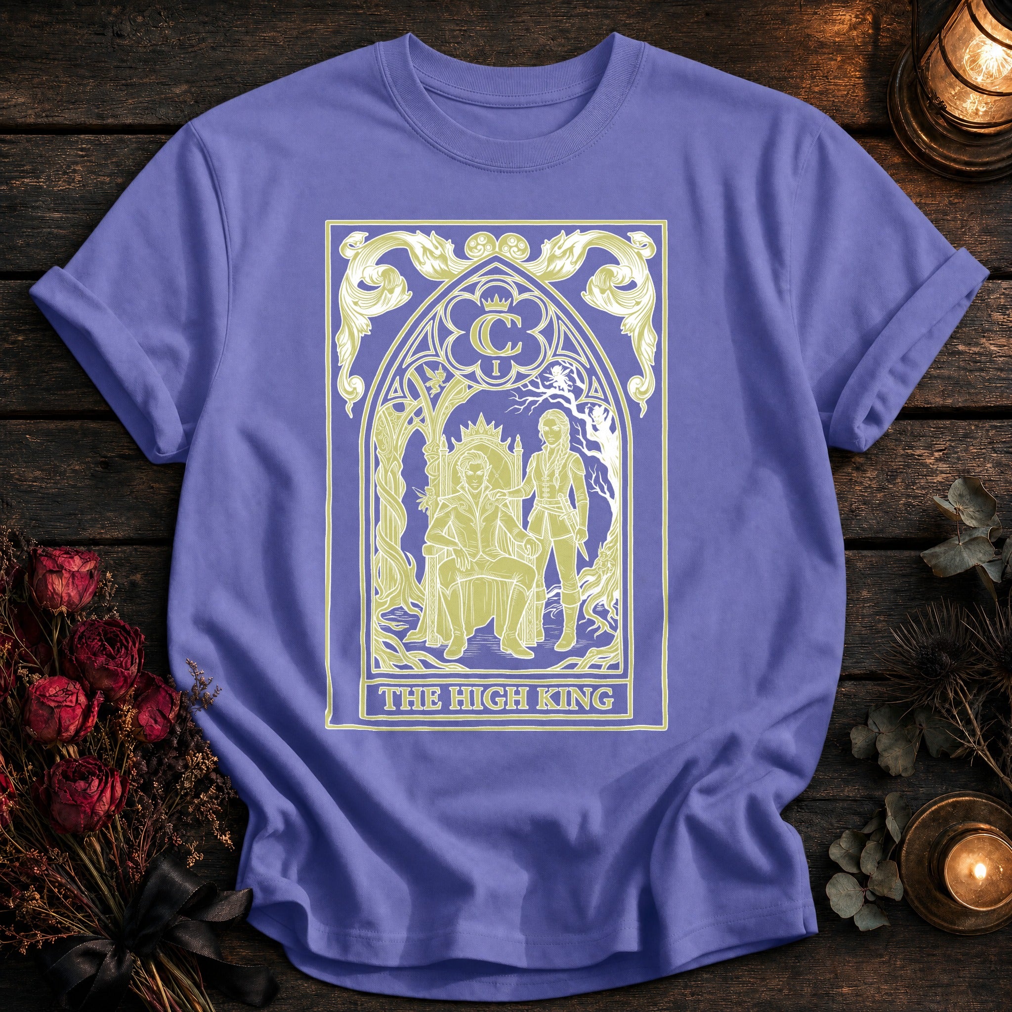 High King Tarot White - Violet