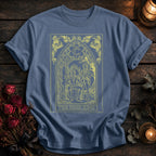 High King Tarot Yellow Outline - Blue Jean