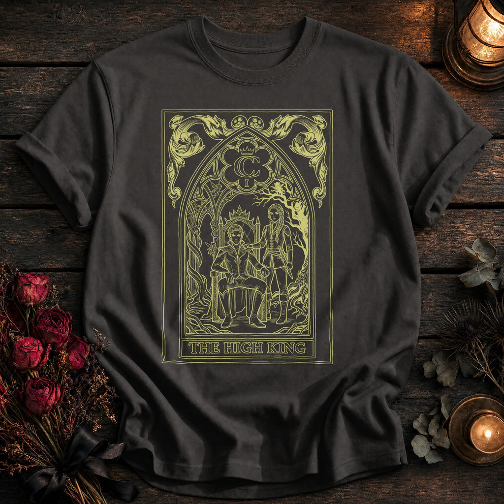 High King Tarot Yellow Outline - Pepper