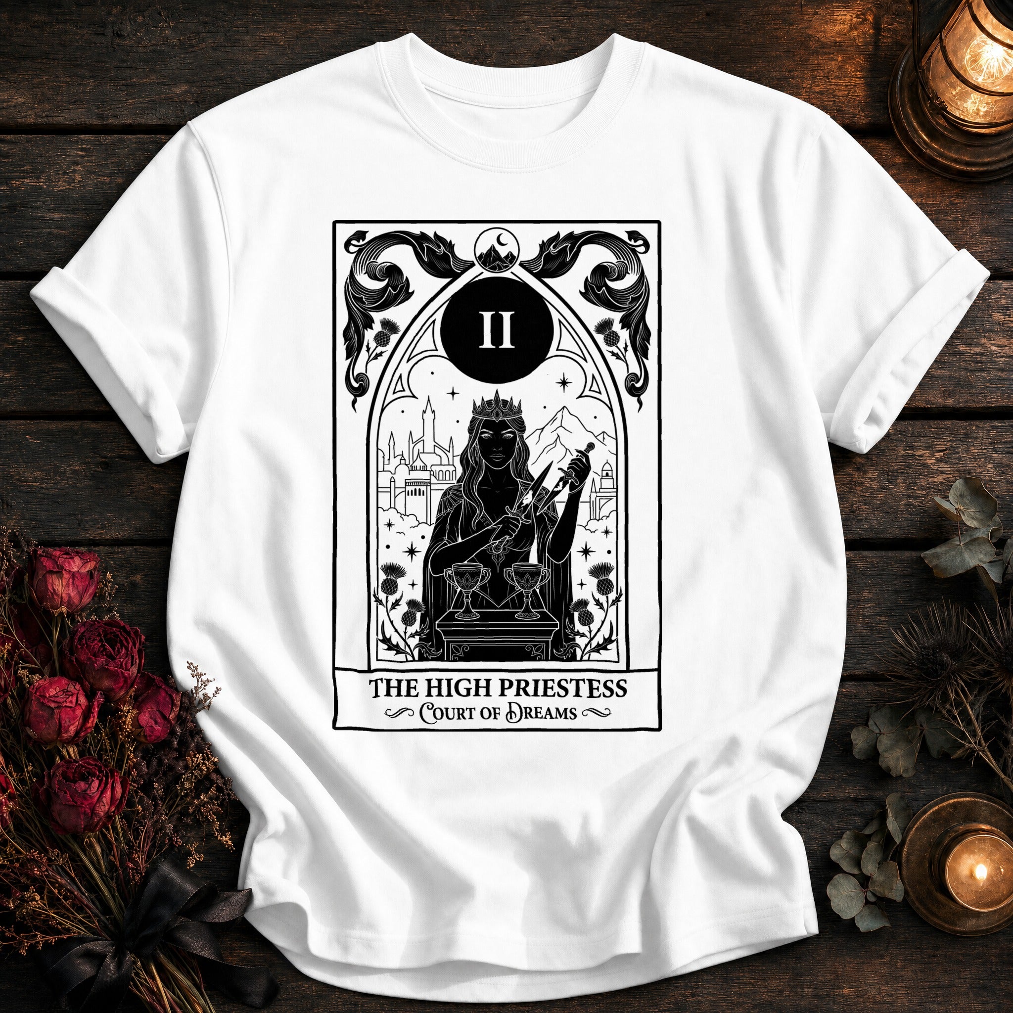 High Priestess Court Of Dreams Black - White