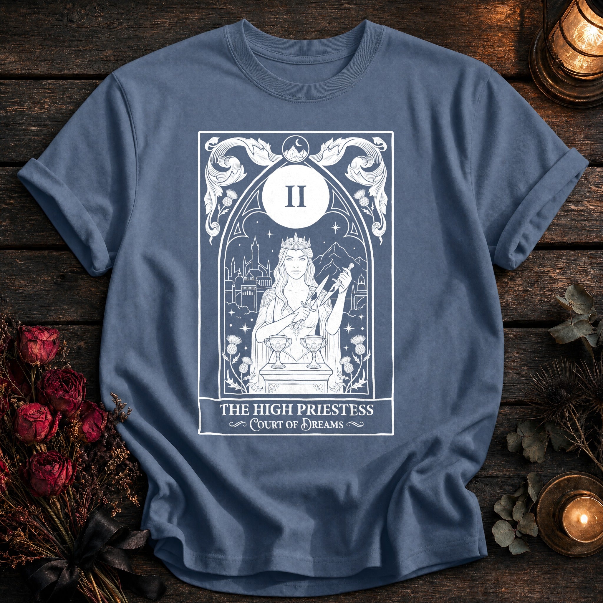 High Priestess Court Of Dreams White - Blue Jean