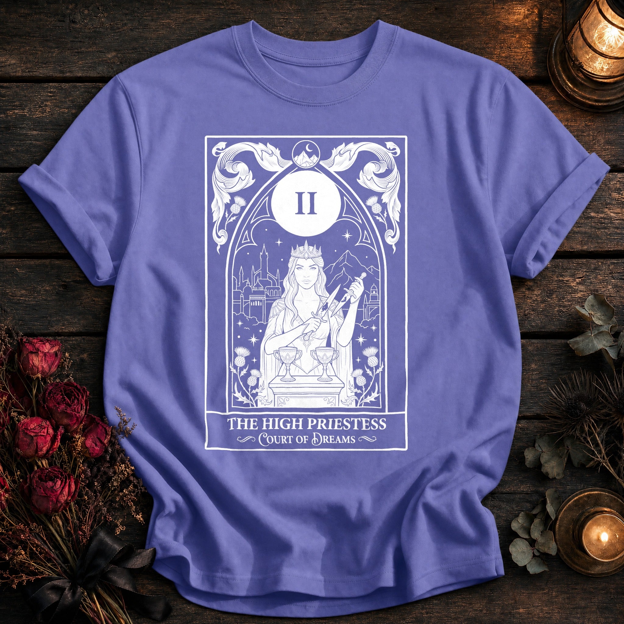 High Priestess Court Of Dreams White - Violet