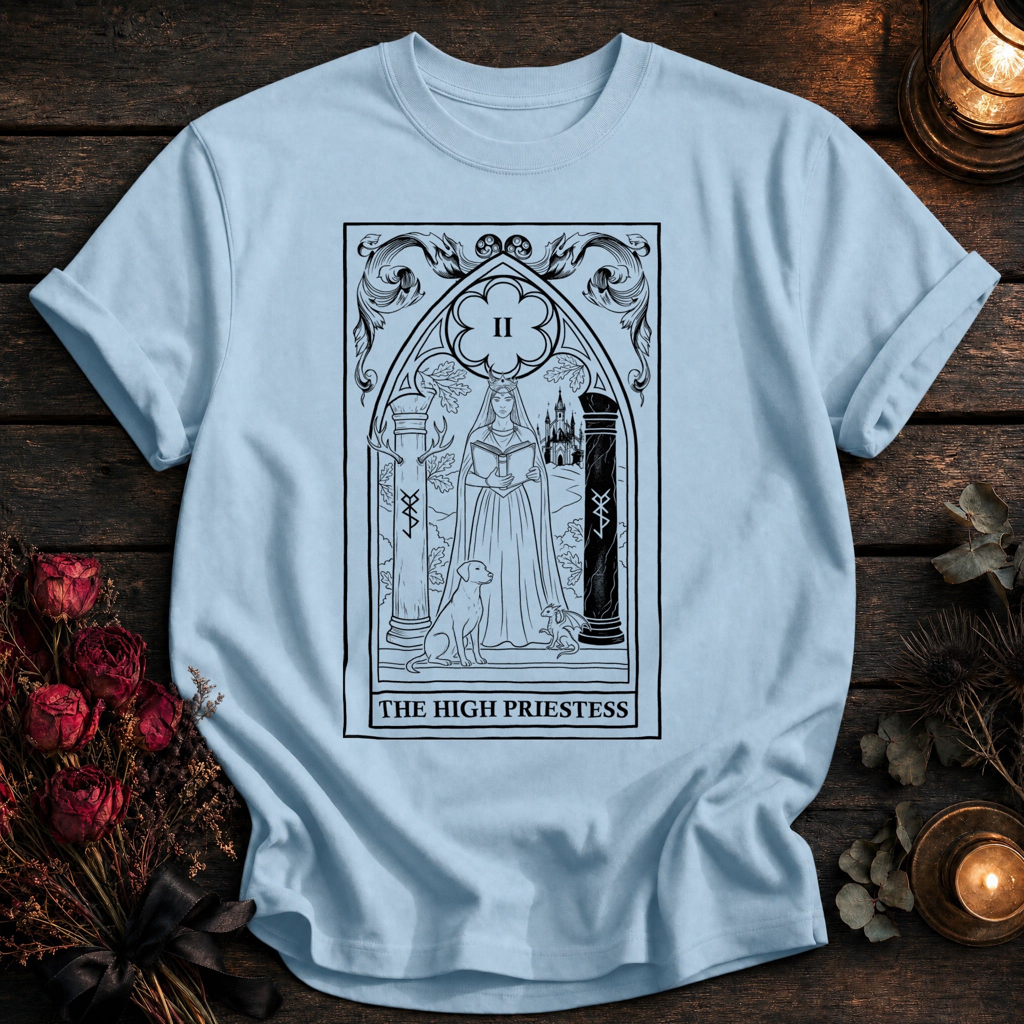 High Priestess Tarot Black - Chambray