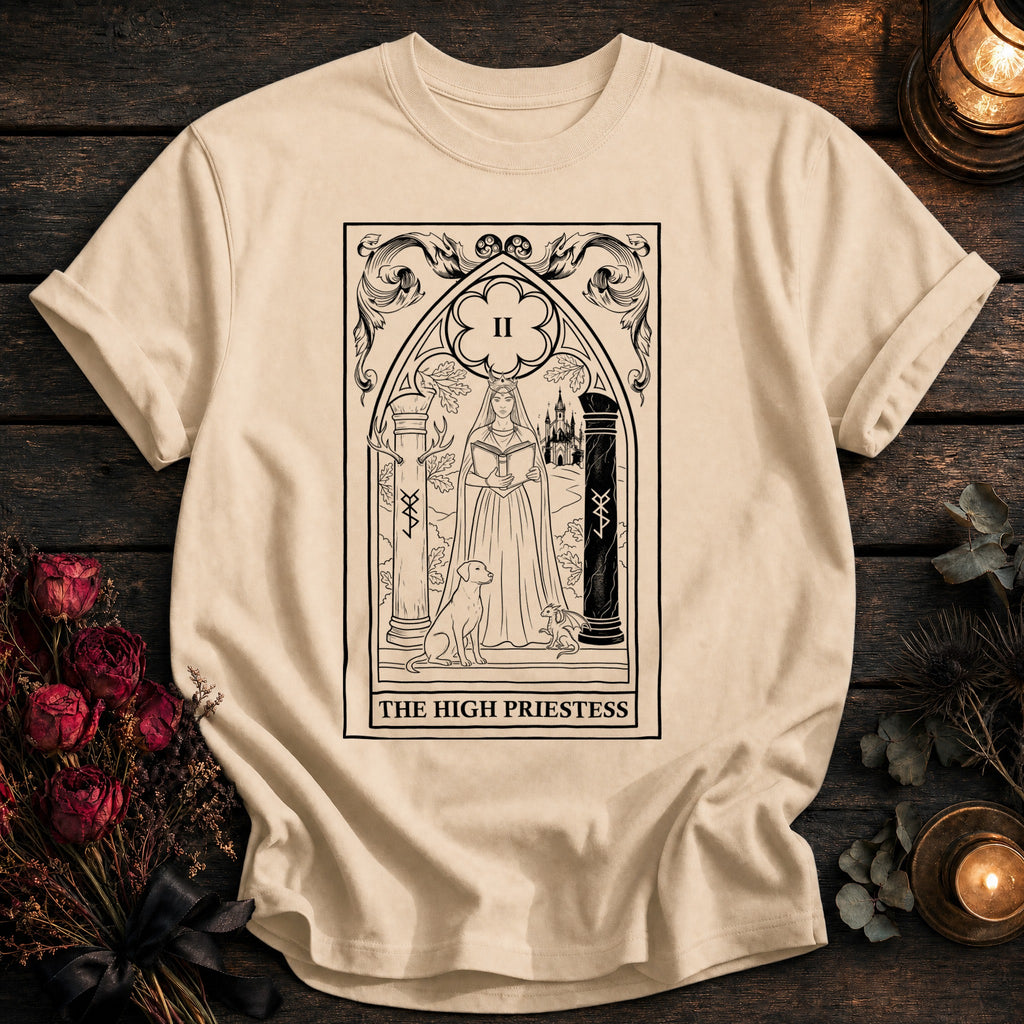 High Priestess Tarot Black - Ivory