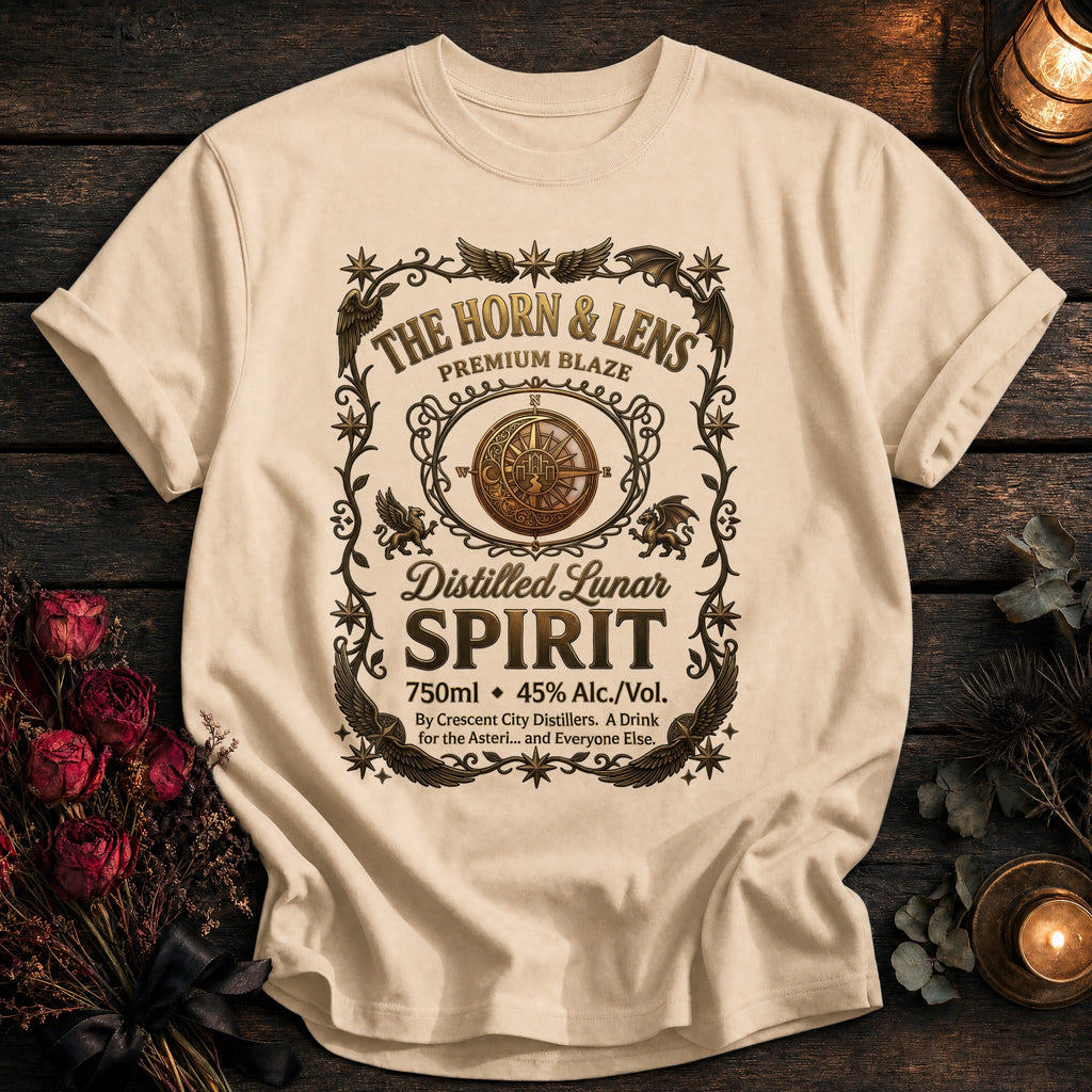 Horn And Lens Spirit Label - Ivory