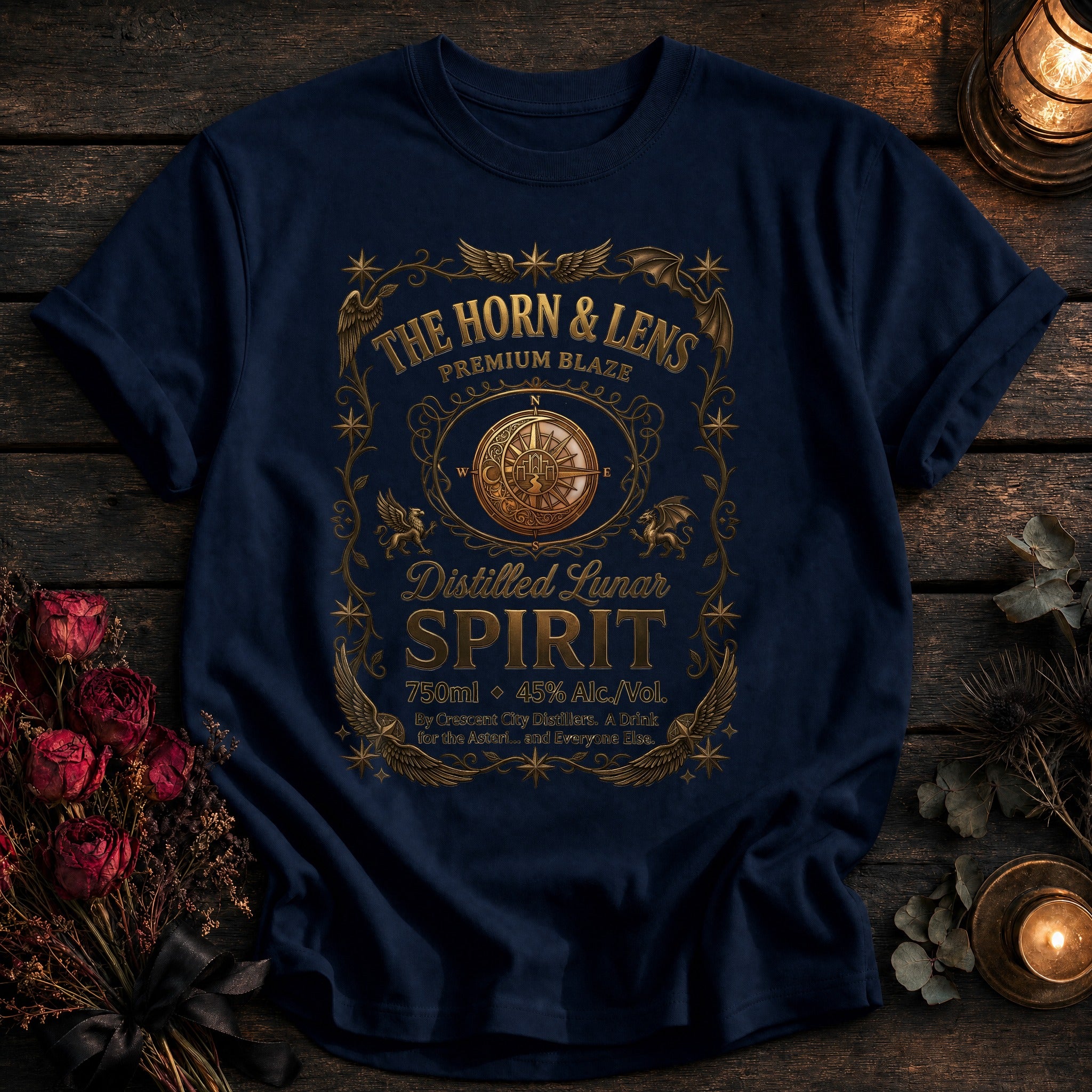 Horn And Lens Spirit Label - True Navy