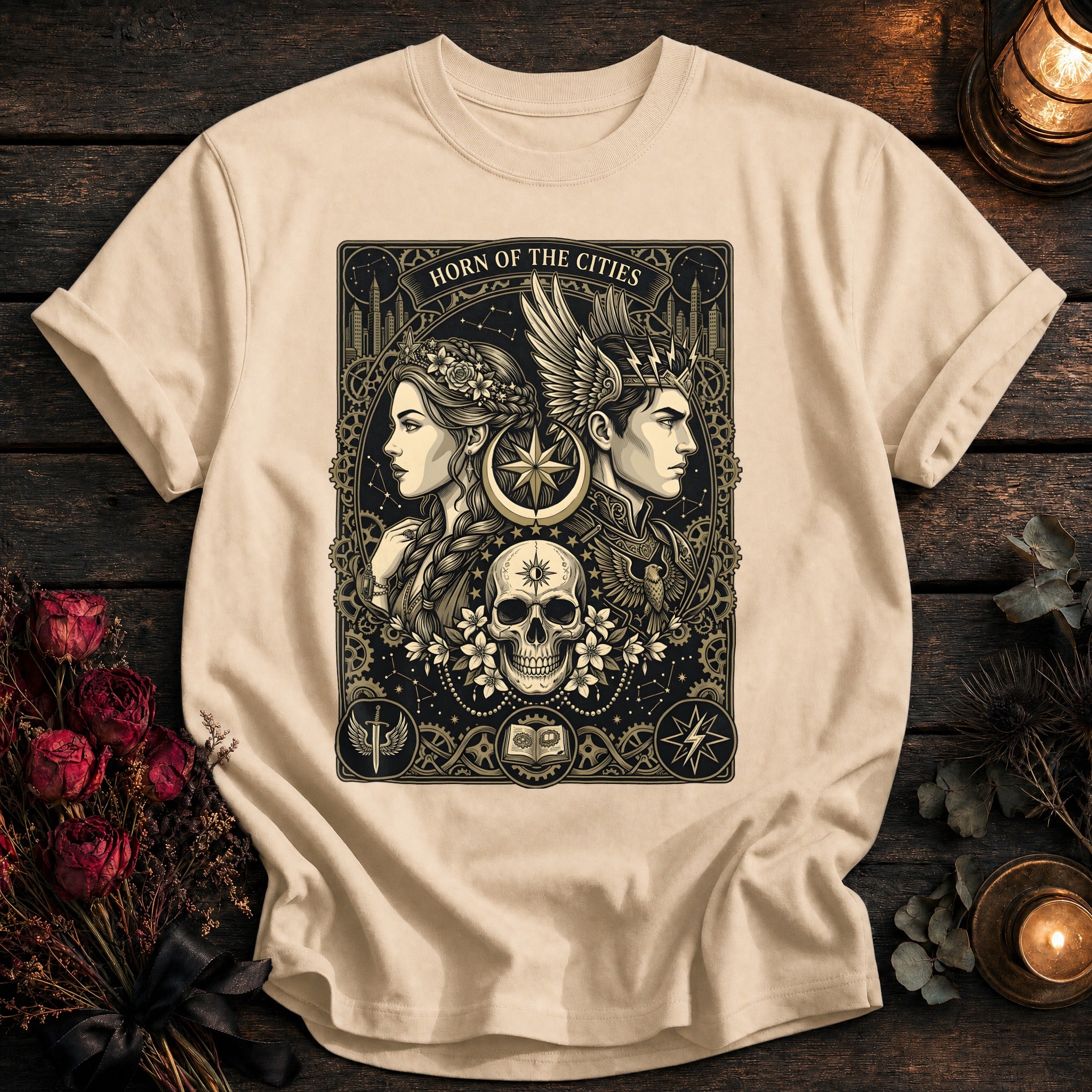 Horn Of The Cities Tarot - Ivory
