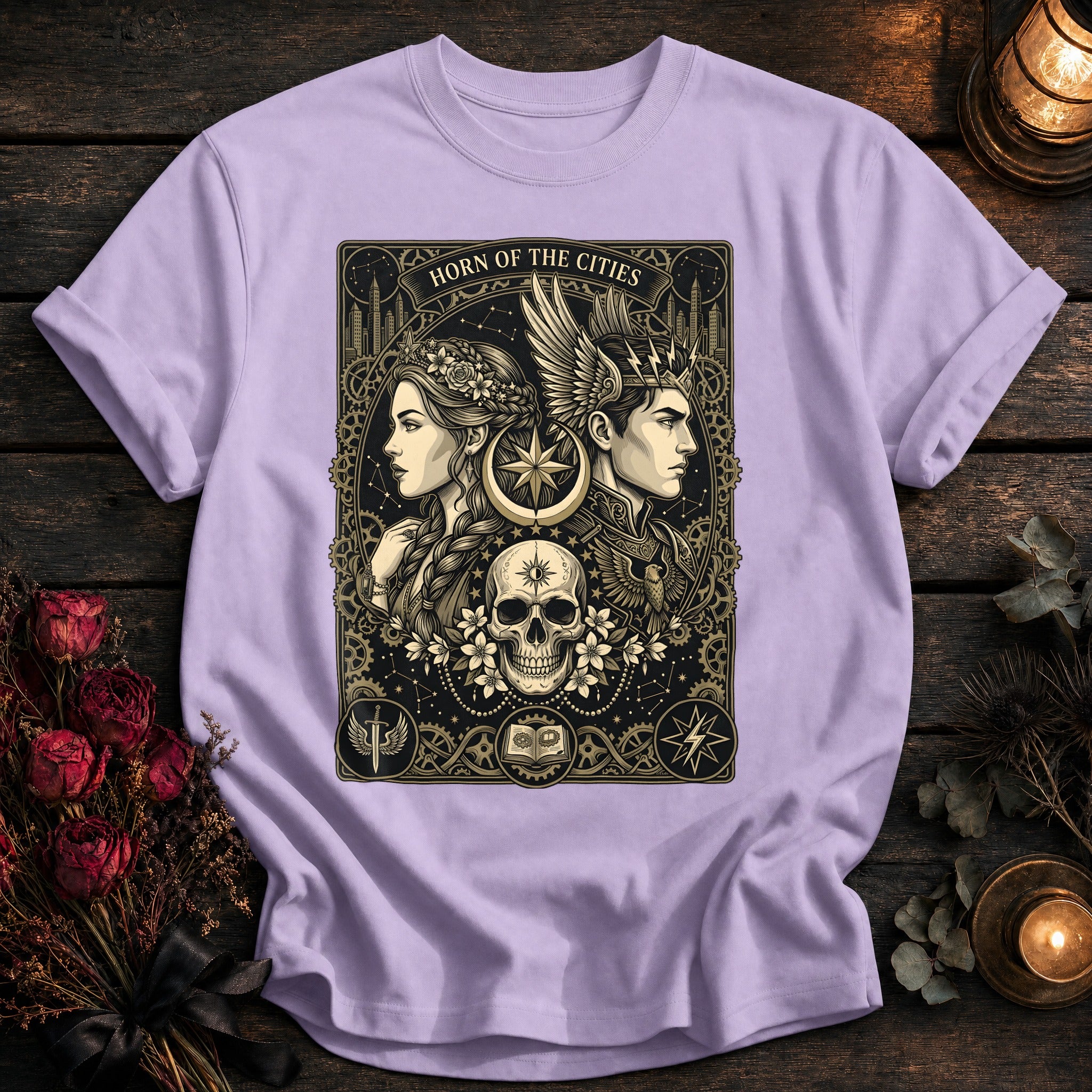 Horn Of The Cities Tarot - Orchid