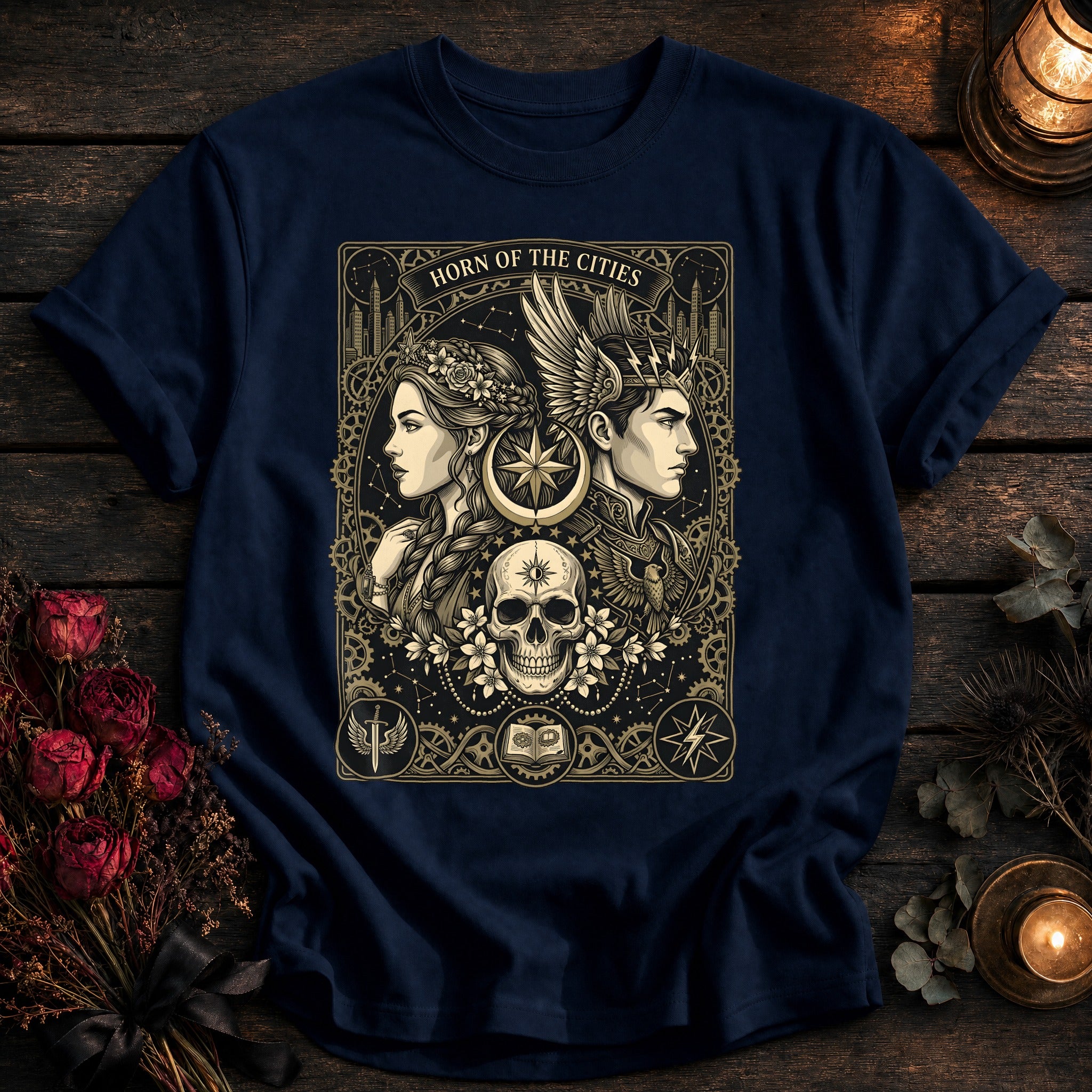 Horn Of The Cities Tarot - True Navy