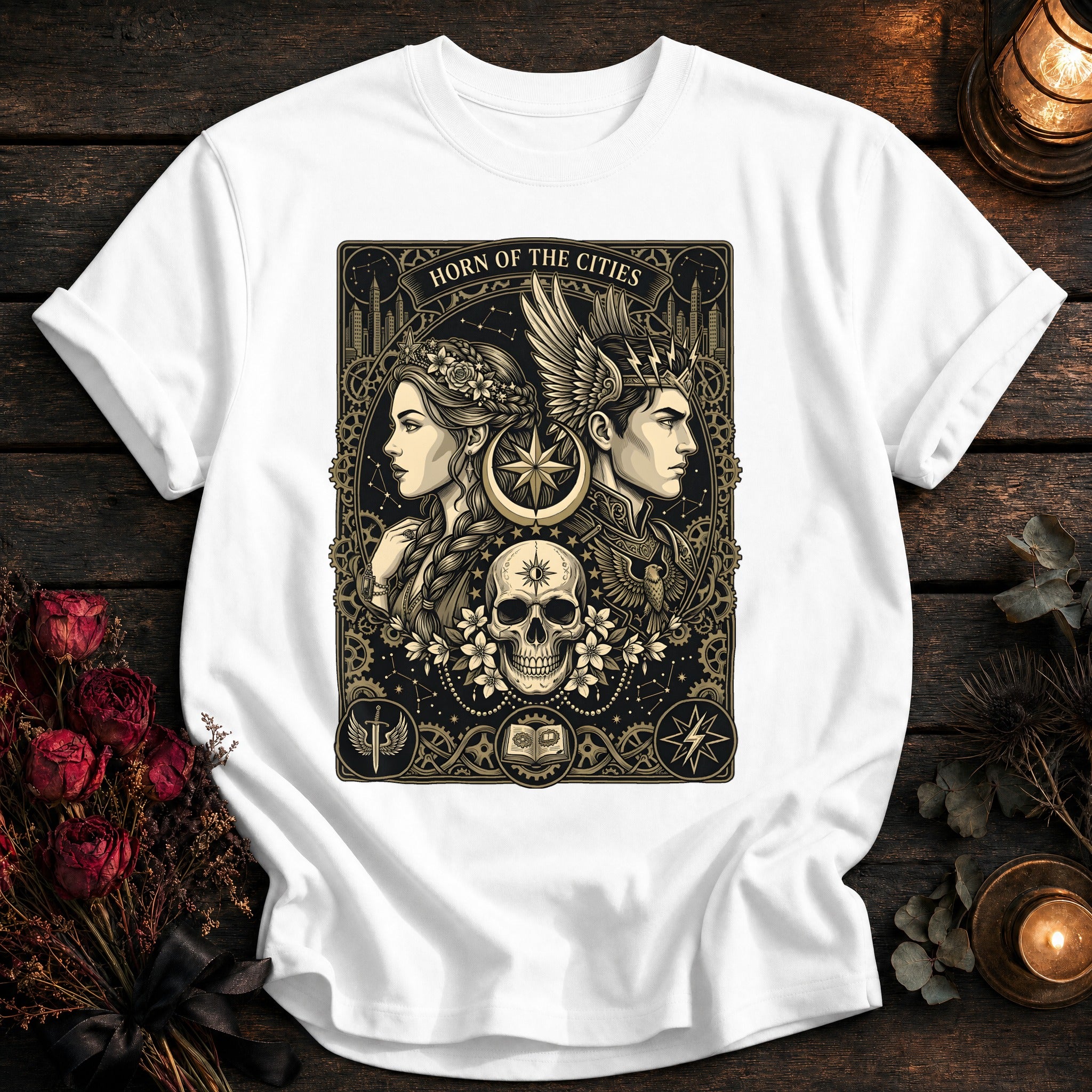 Horn Of The Cities Tarot - White