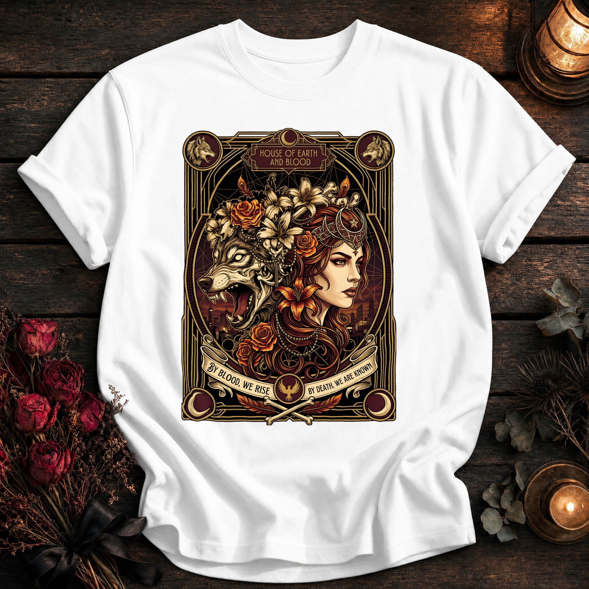 House Of Earth And Blood Tarot - White