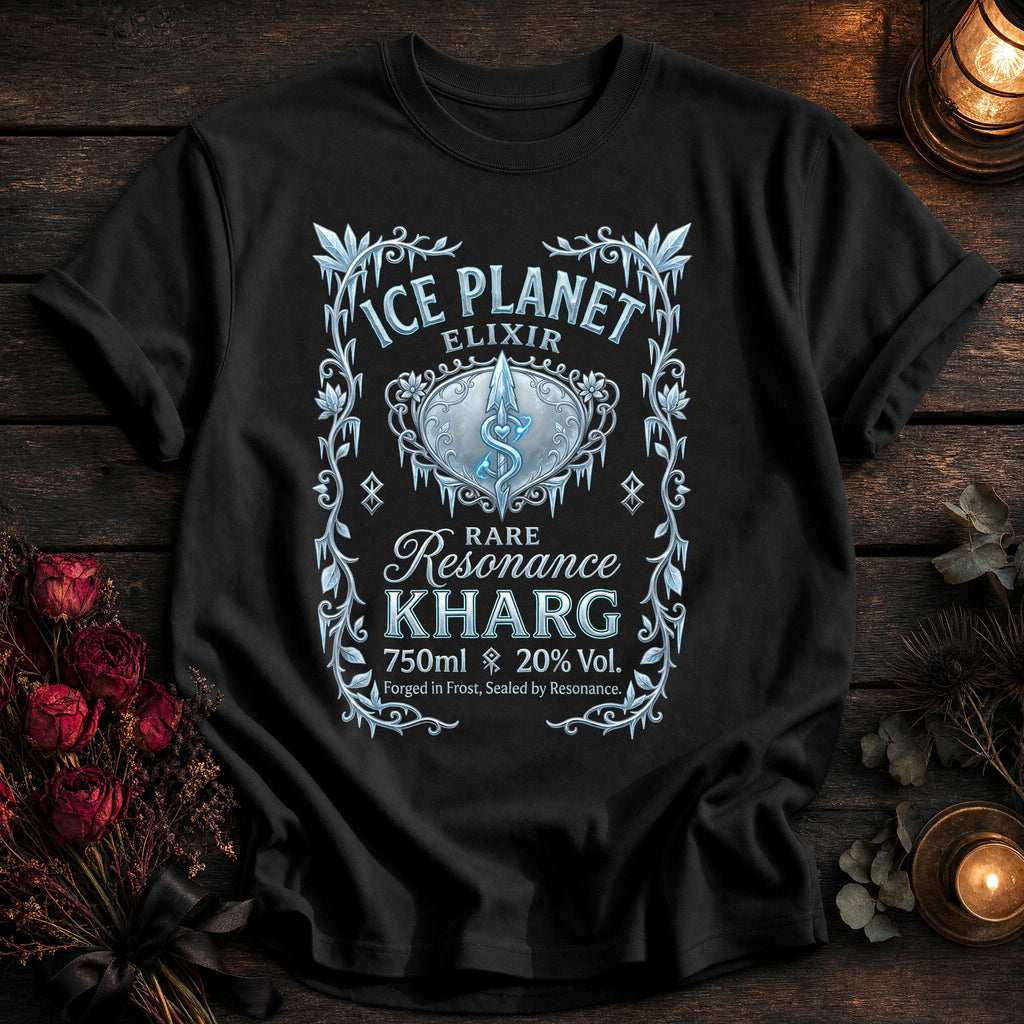 Kharg Elixir Label - Black