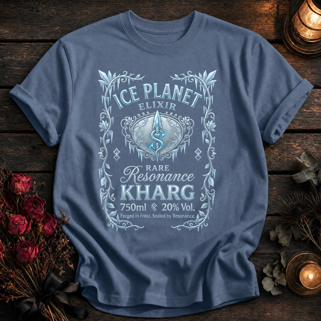Kharg Elixir Label - Blue Jean