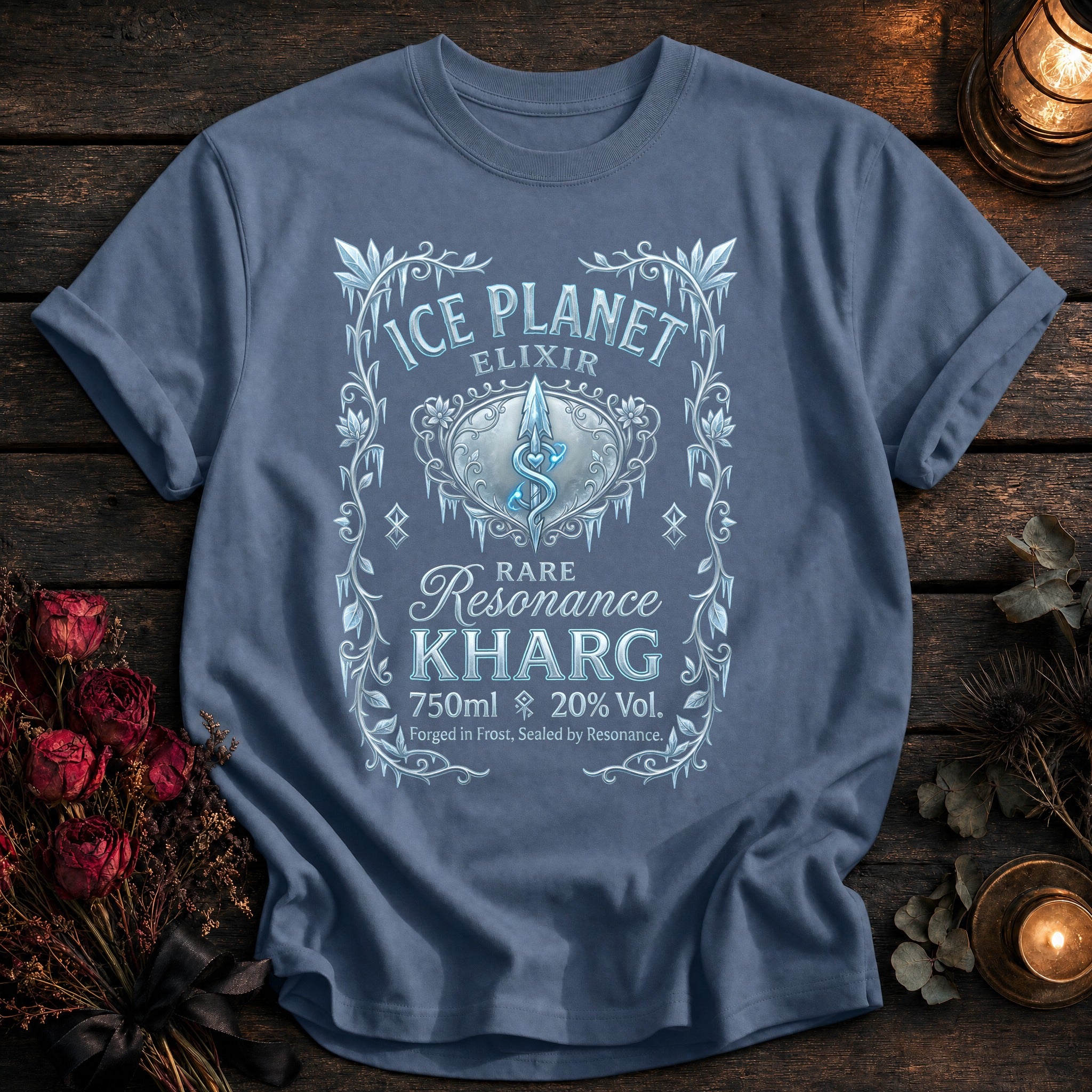 Kharg Elixir Label - Blue Jean