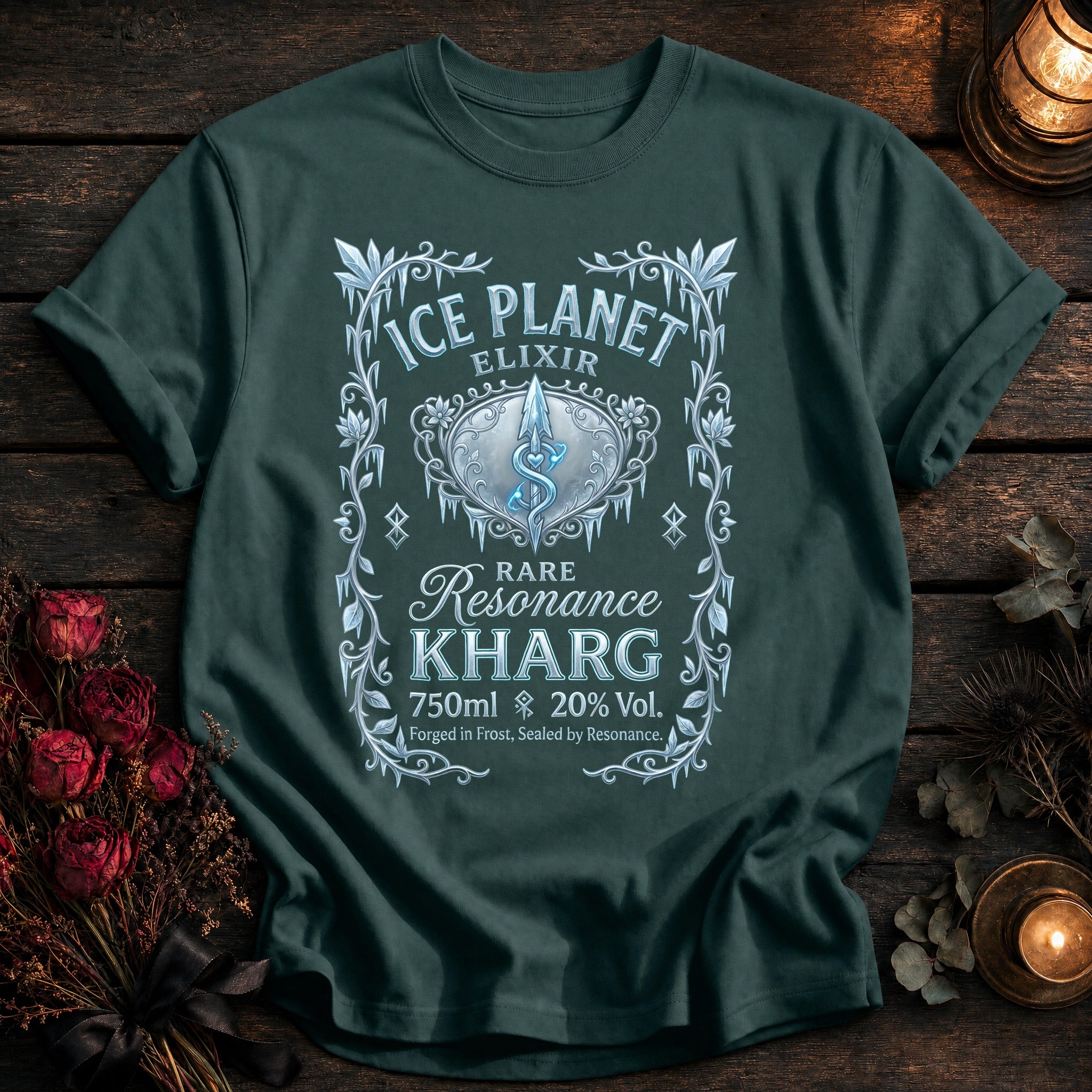 Kharg Elixir Label - Blue Spruce