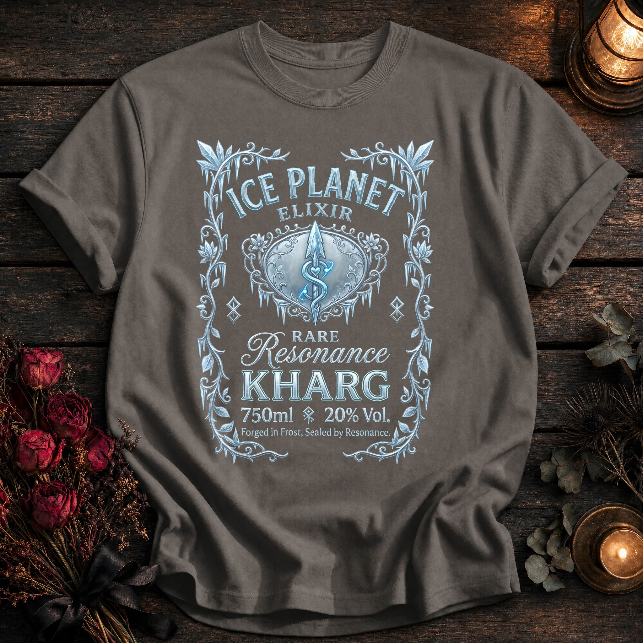 Kharg Elixir Label - Grey