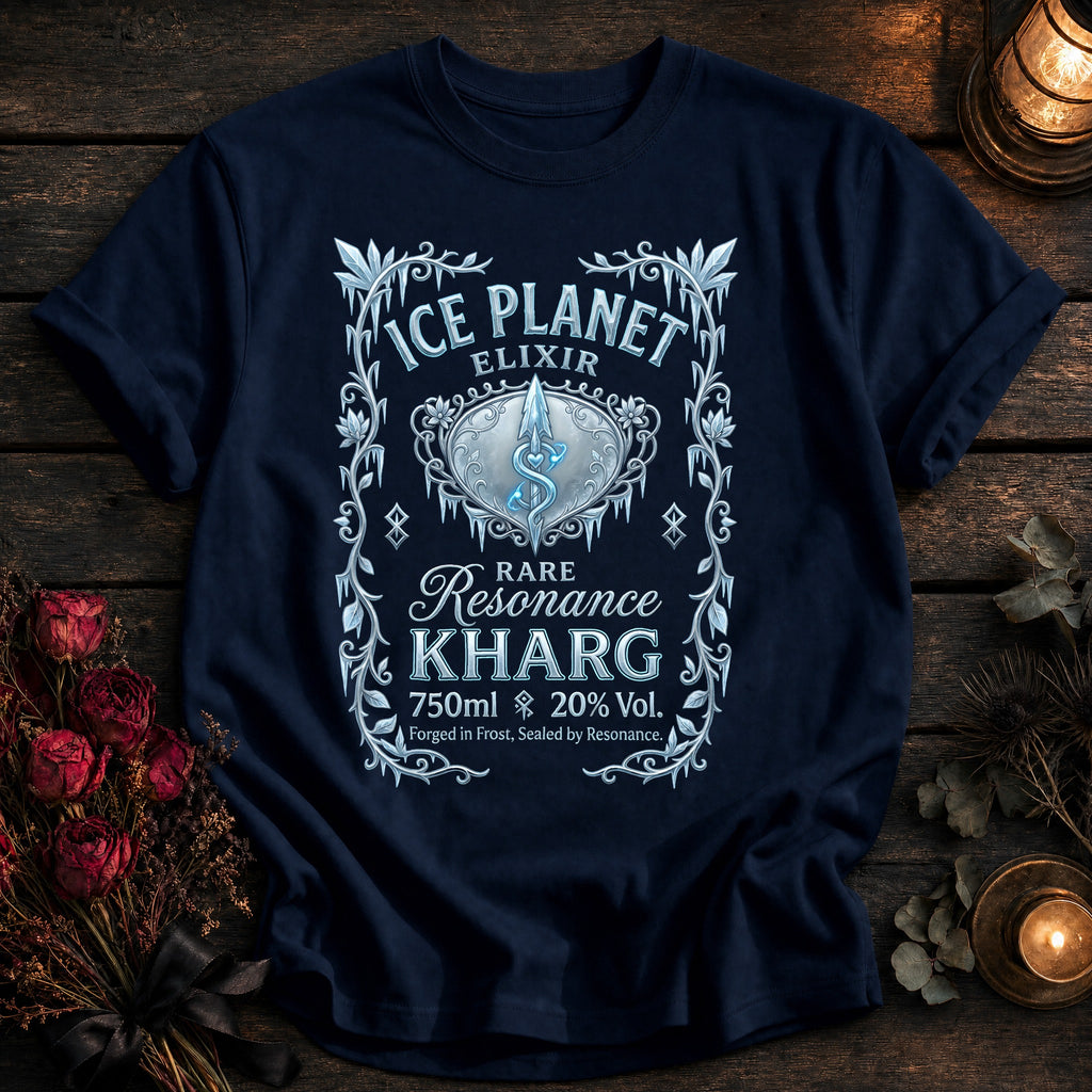Kharg Elixir Label - True Navy