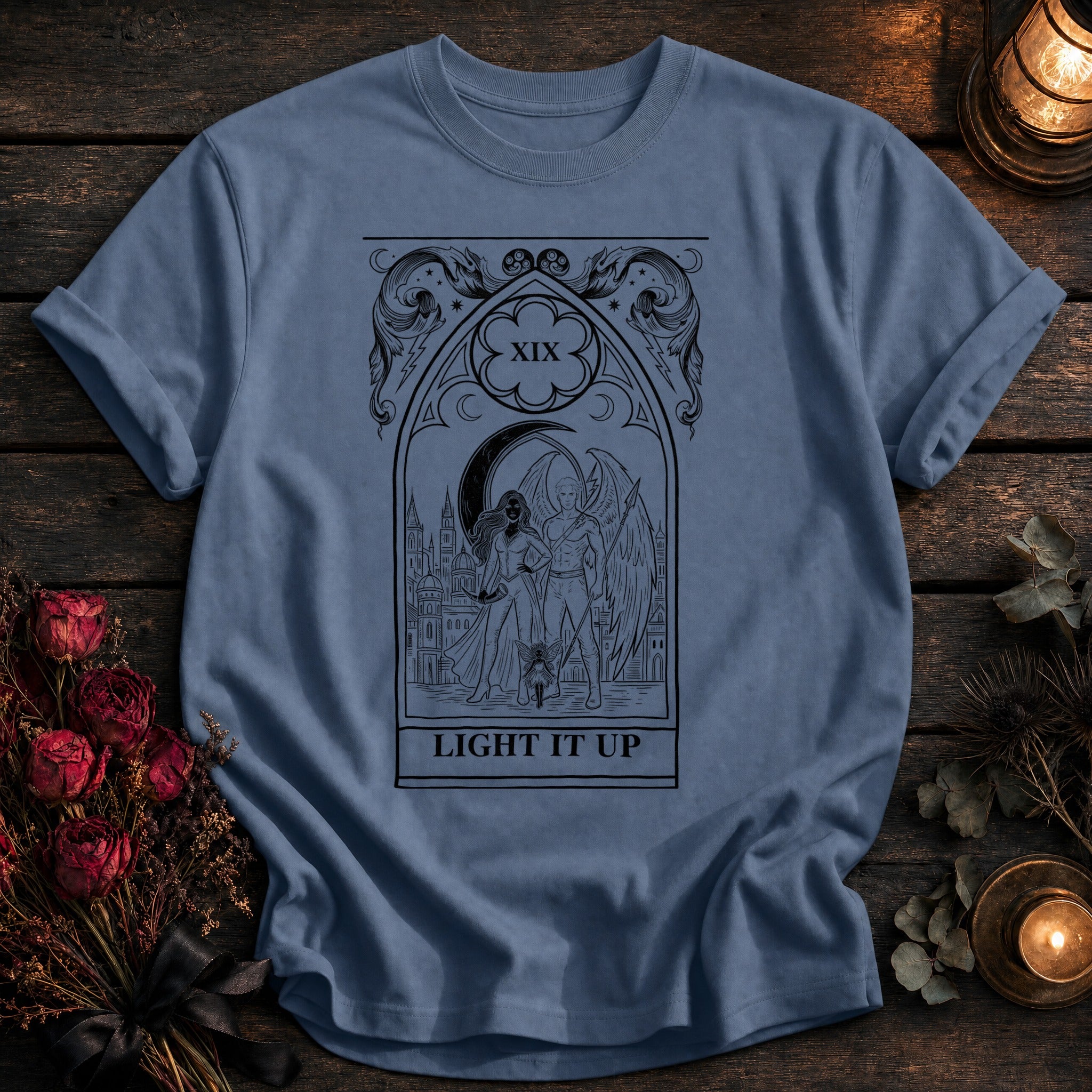 Light It Up Tarot Black - Blue Jean