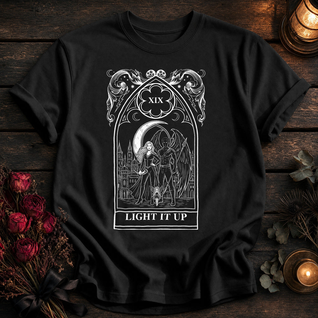 Light It Up Tarot White - Black