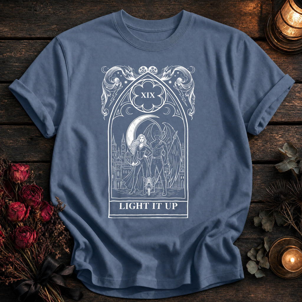 Light It Up Tarot White - Blue Jean