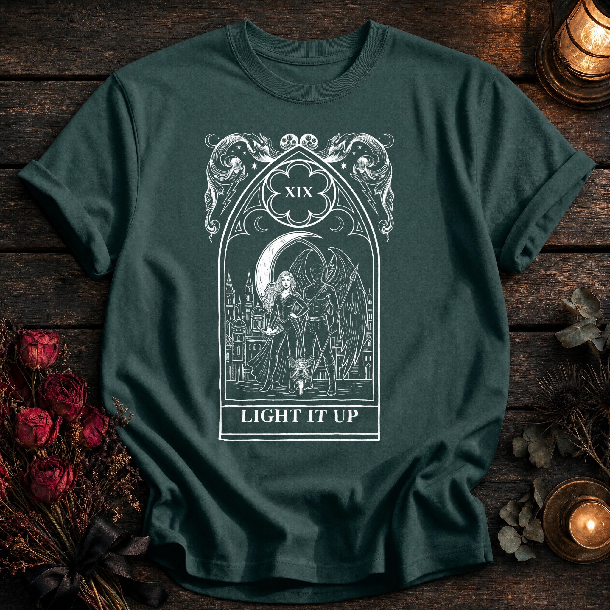 Light It Up Tarot White - Blue Spruce