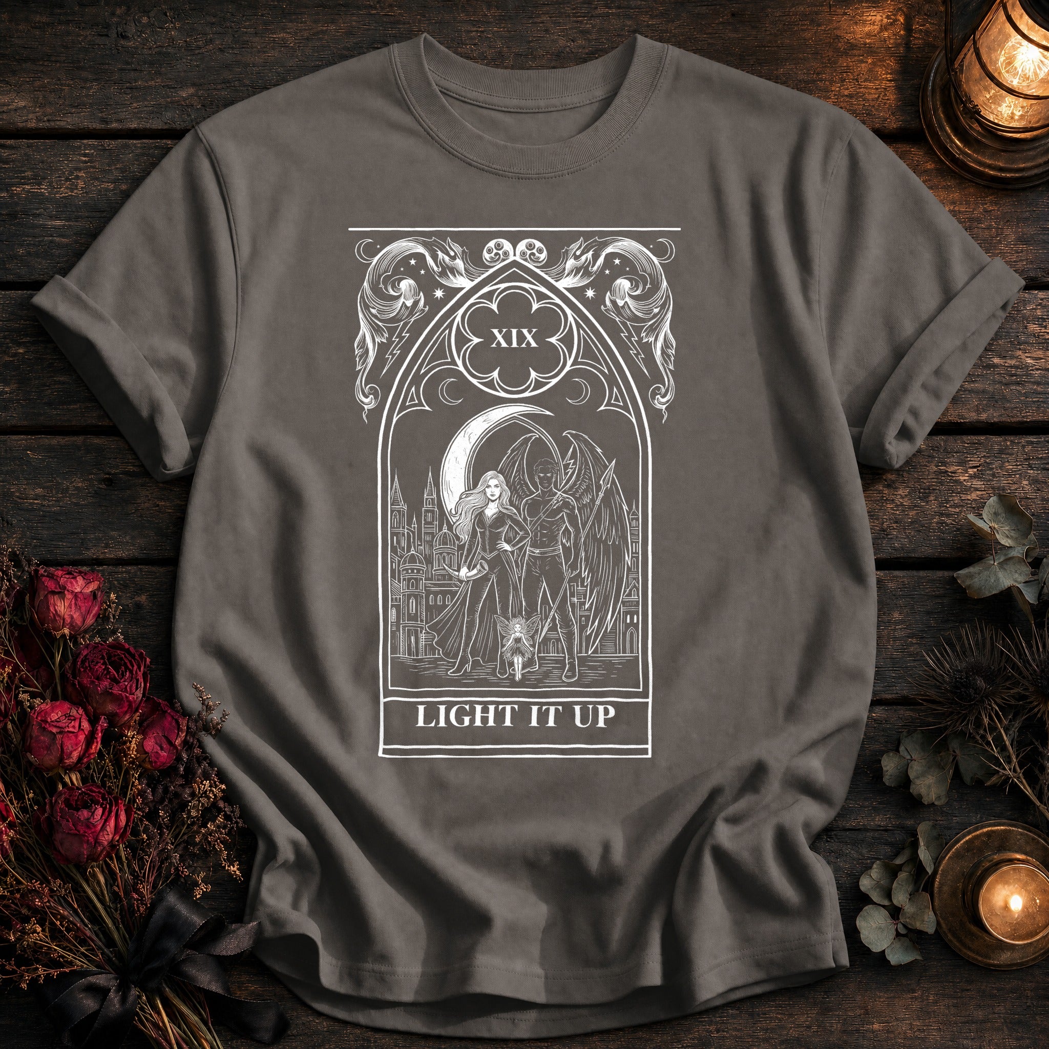 Light It Up Tarot White - Grey