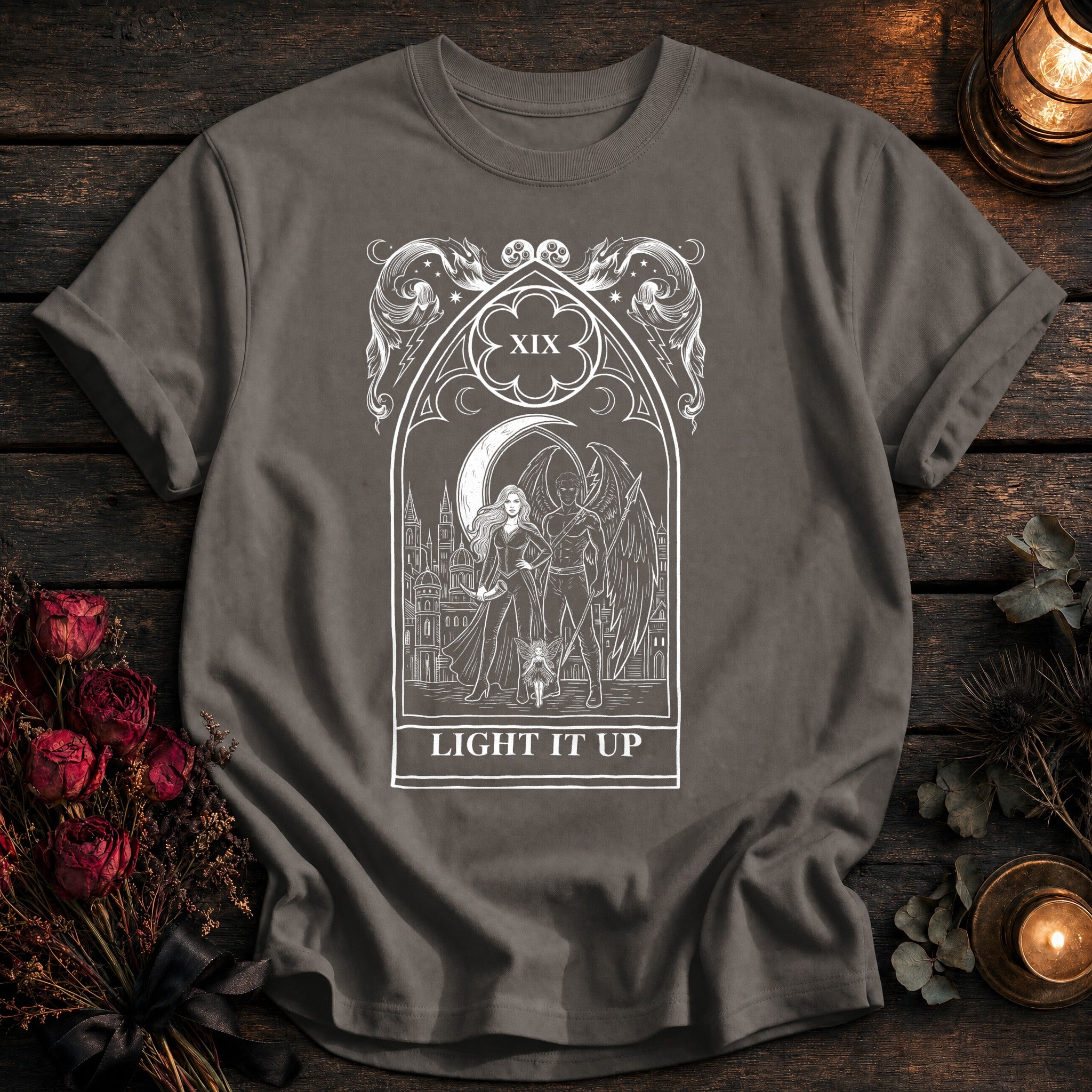 Light It Up Tarot White - Grey