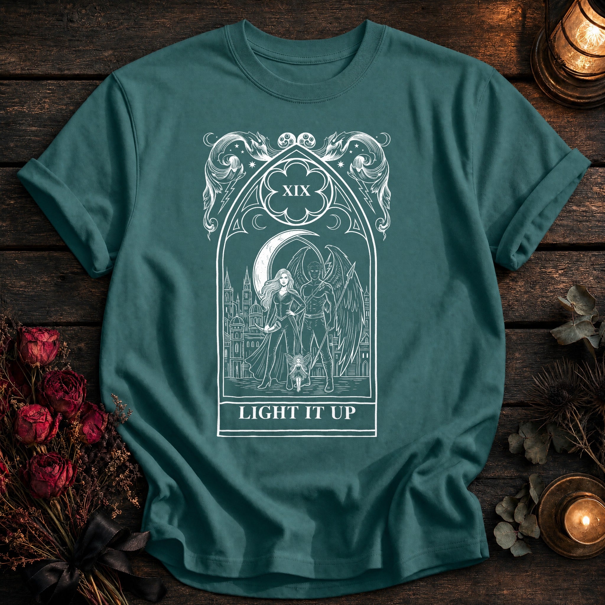 Light It Up Tarot White - Seafoam
