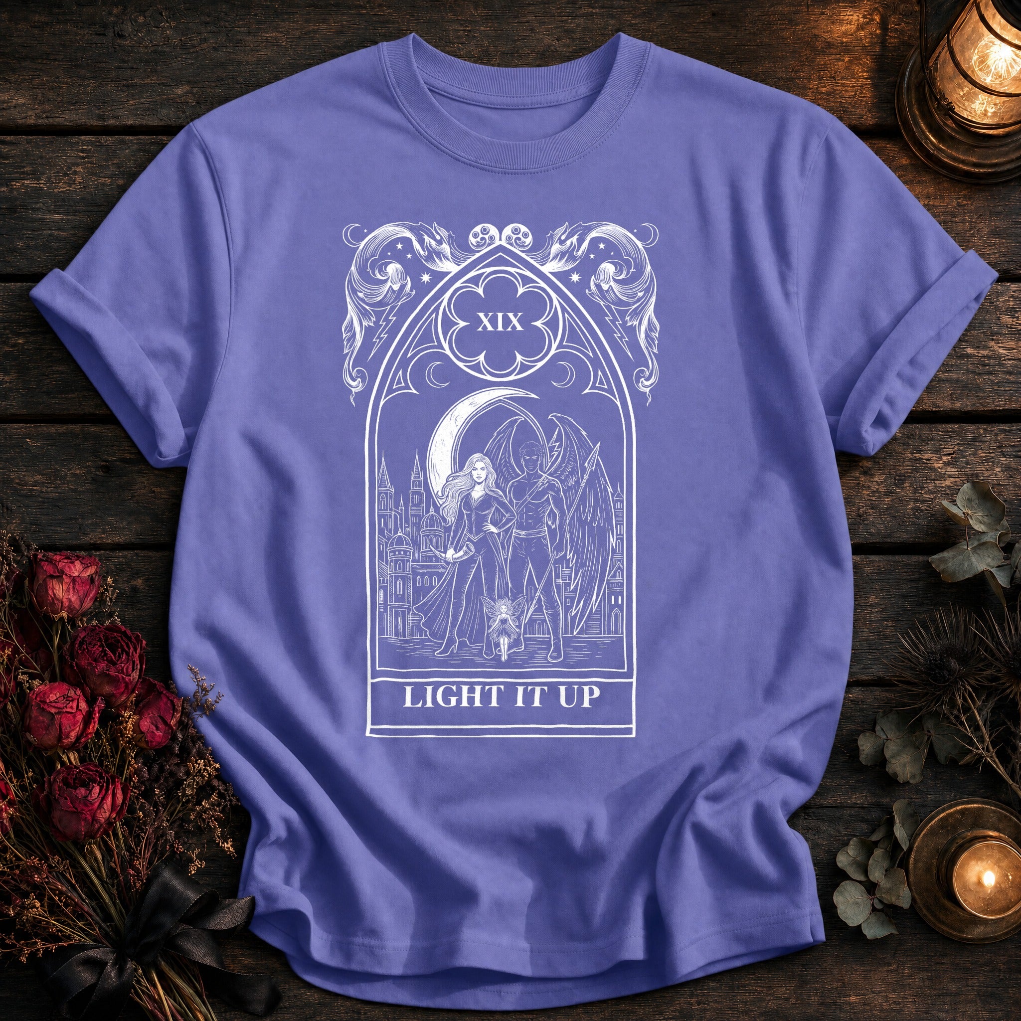 Light It Up Tarot White - Violet