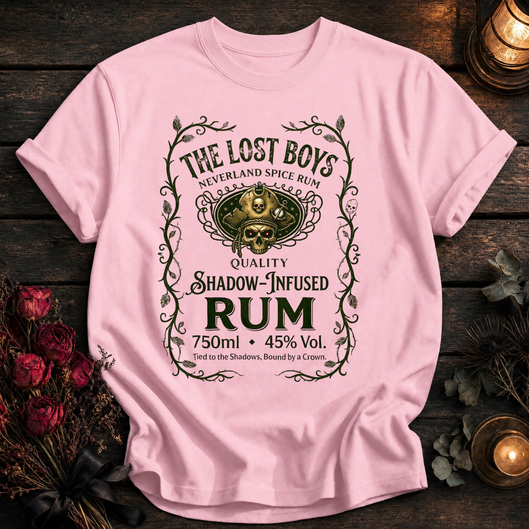 Lost Boys Shadow Infused Rum Label - Blossom