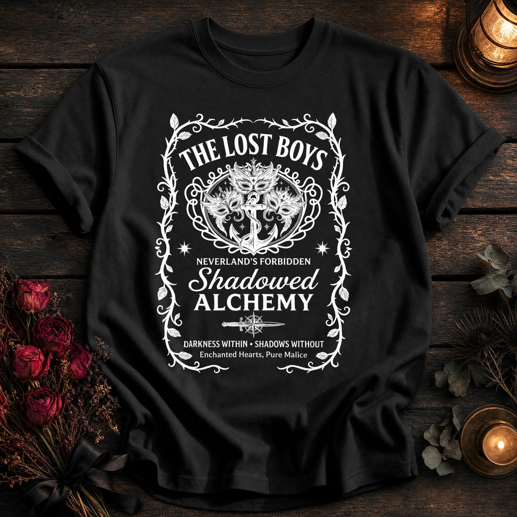 Lost Boys Shadowed Alchemy Label White - Black