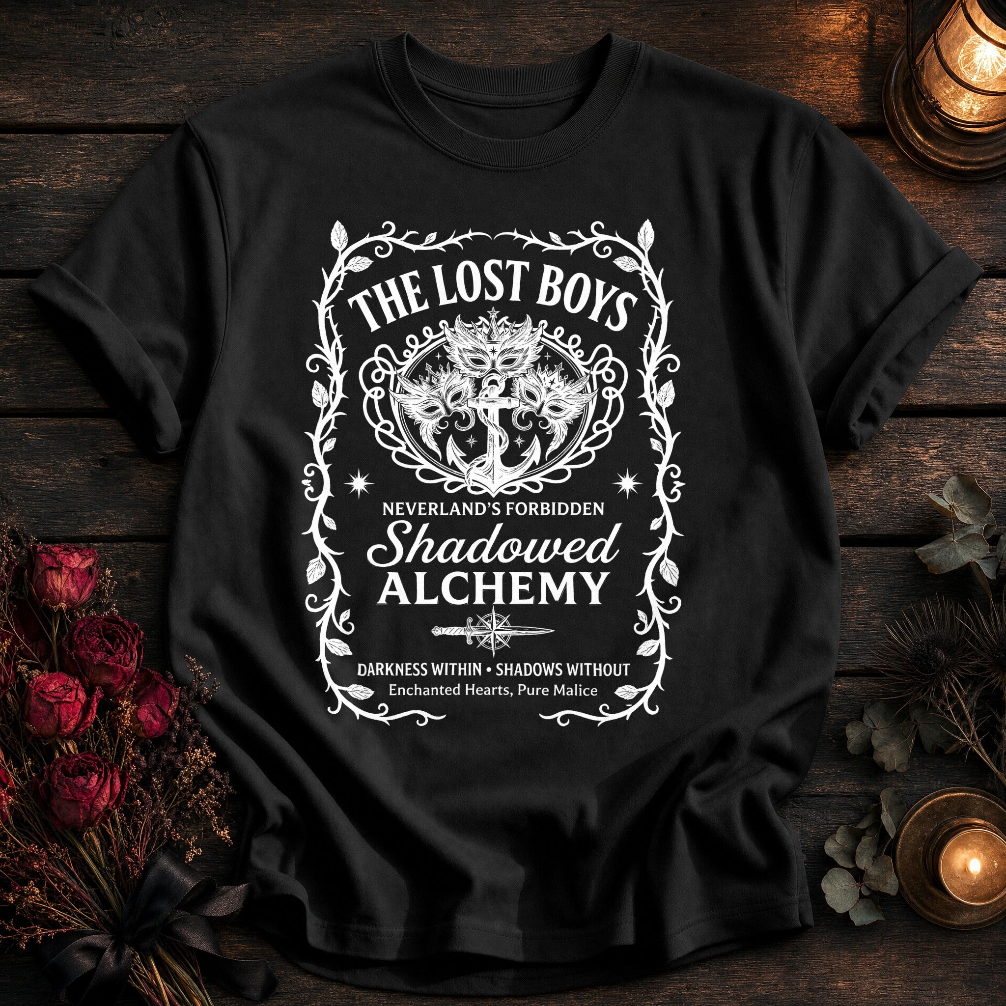 Lost Boys Shadowed Alchemy Label White - Black