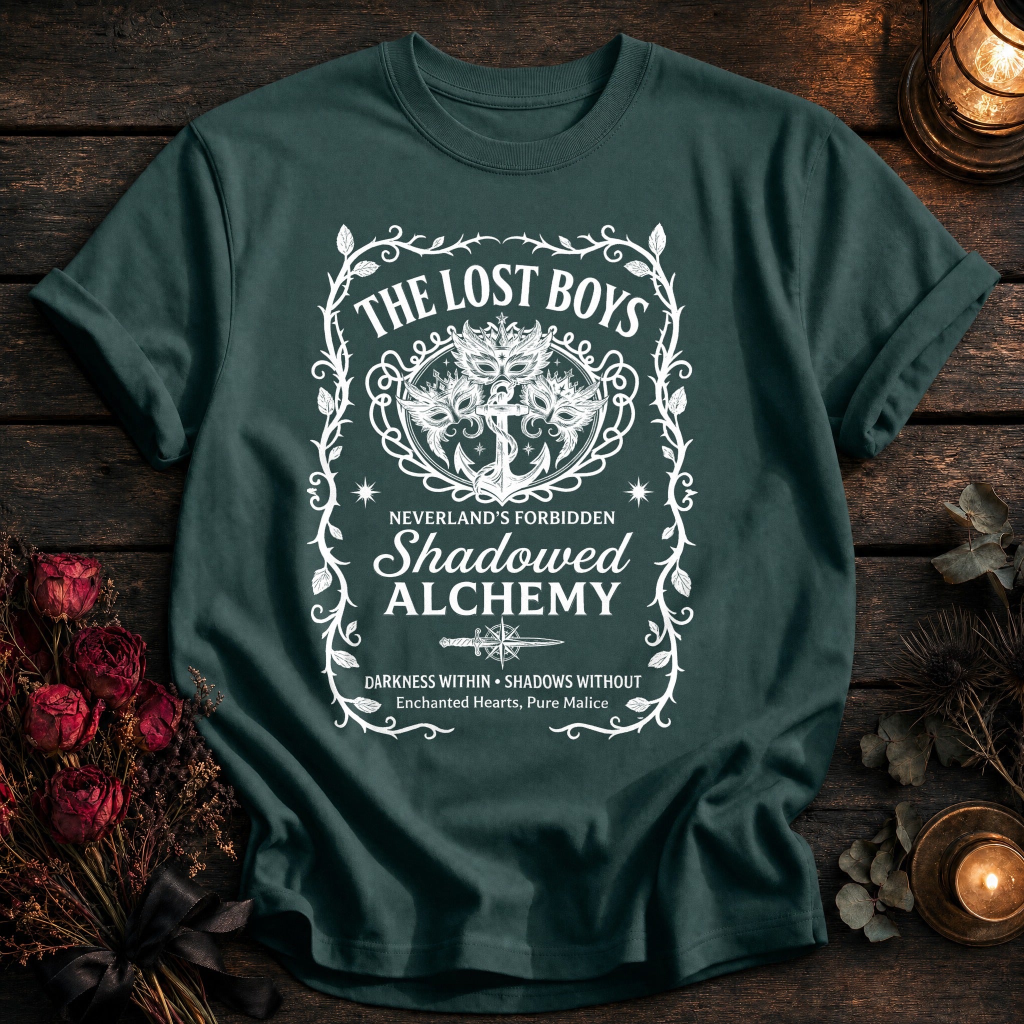 Lost Boys Shadowed Alchemy Label White - Blue Spruce