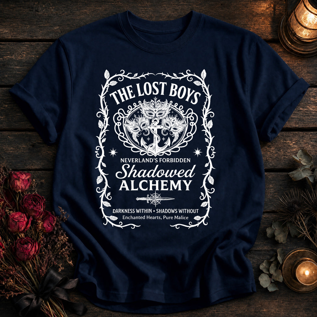 Lost Boys Shadowed Alchemy Label White - True Navy