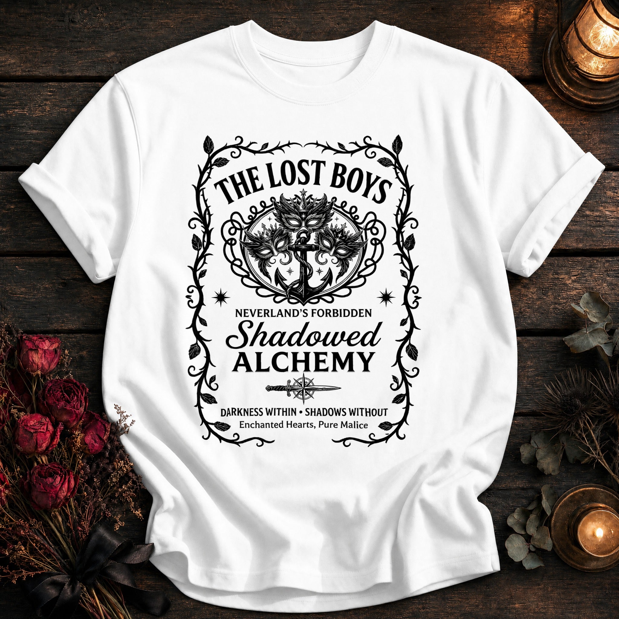 Lost Boys Shadowed Alchemy Label - White