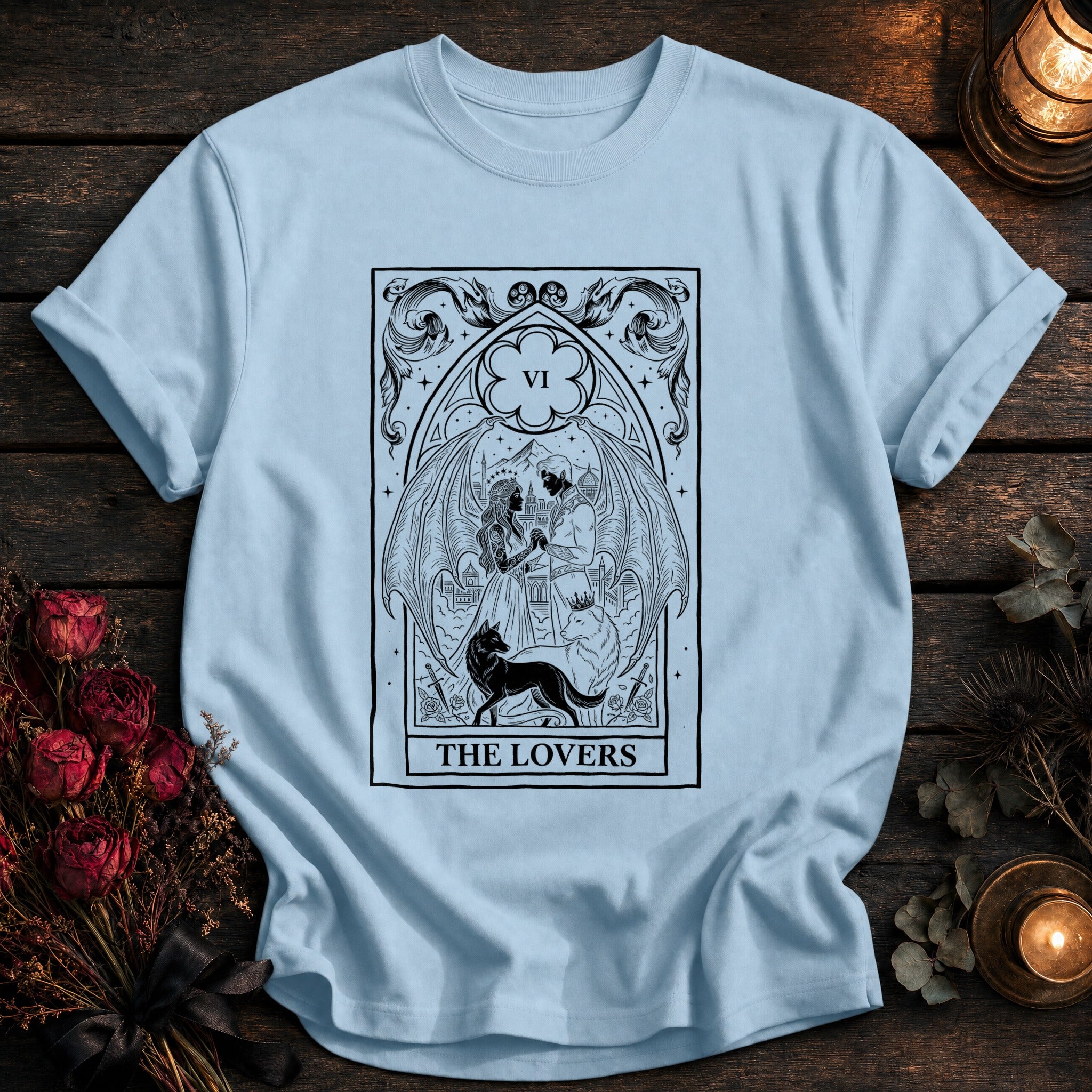 Lovers Tarot Black - Chambray