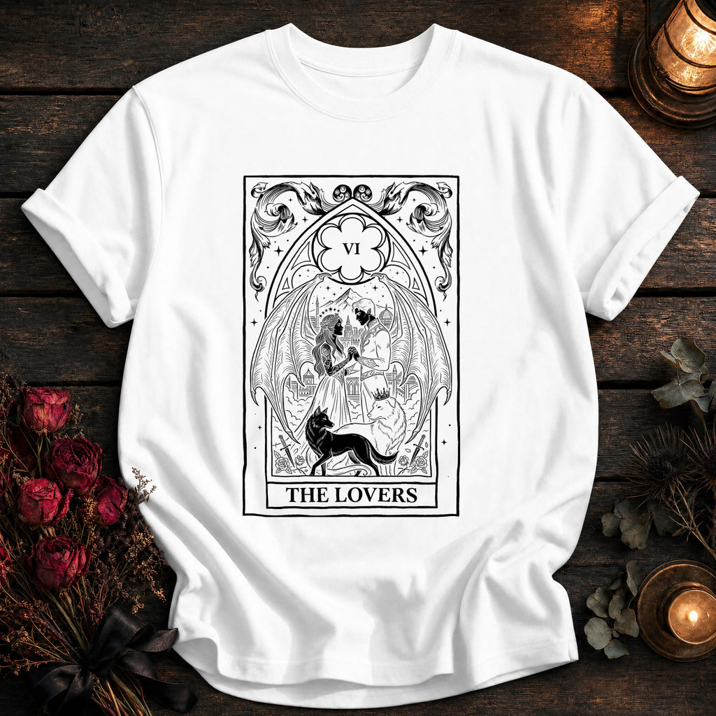 Lovers Tarot Black - White