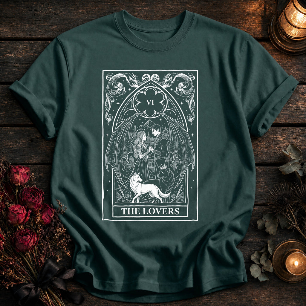 Lovers Tarot White - Blue Spruce