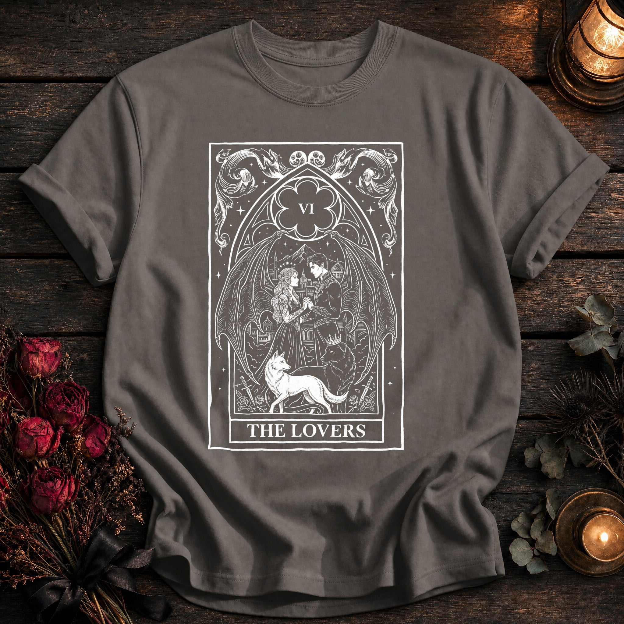 Lovers Tarot White - Grey