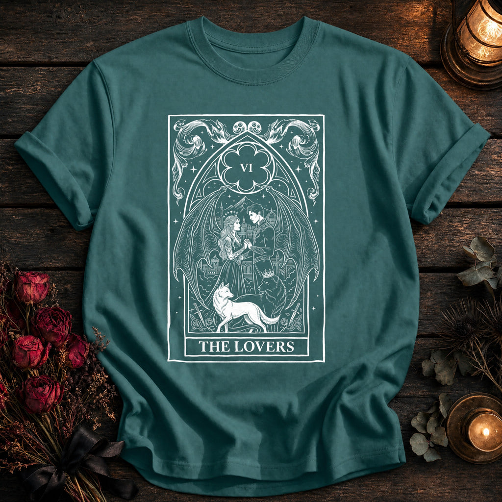 Lovers Tarot White - Seafoam