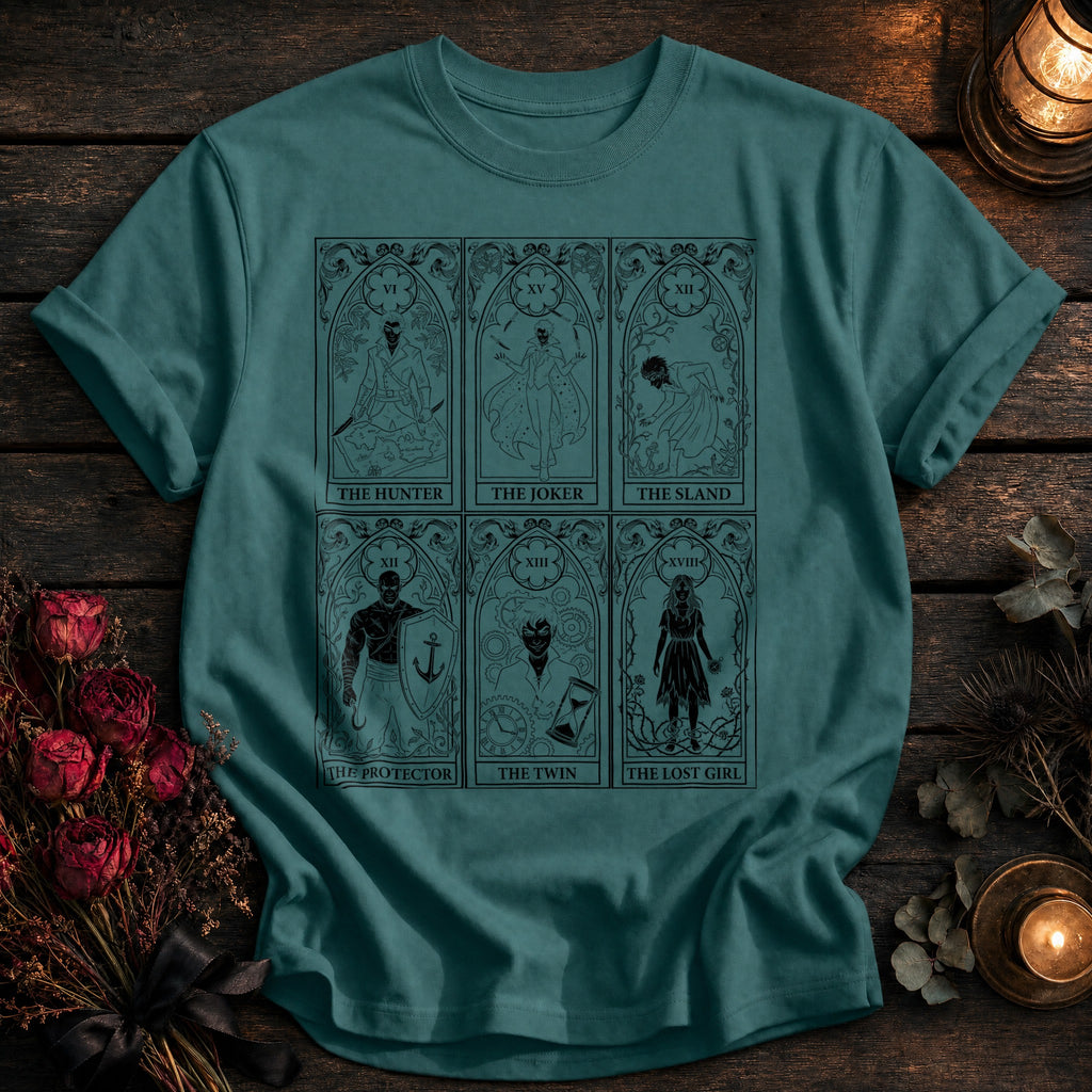 Neverland Tarot Grid Black - Seafoam