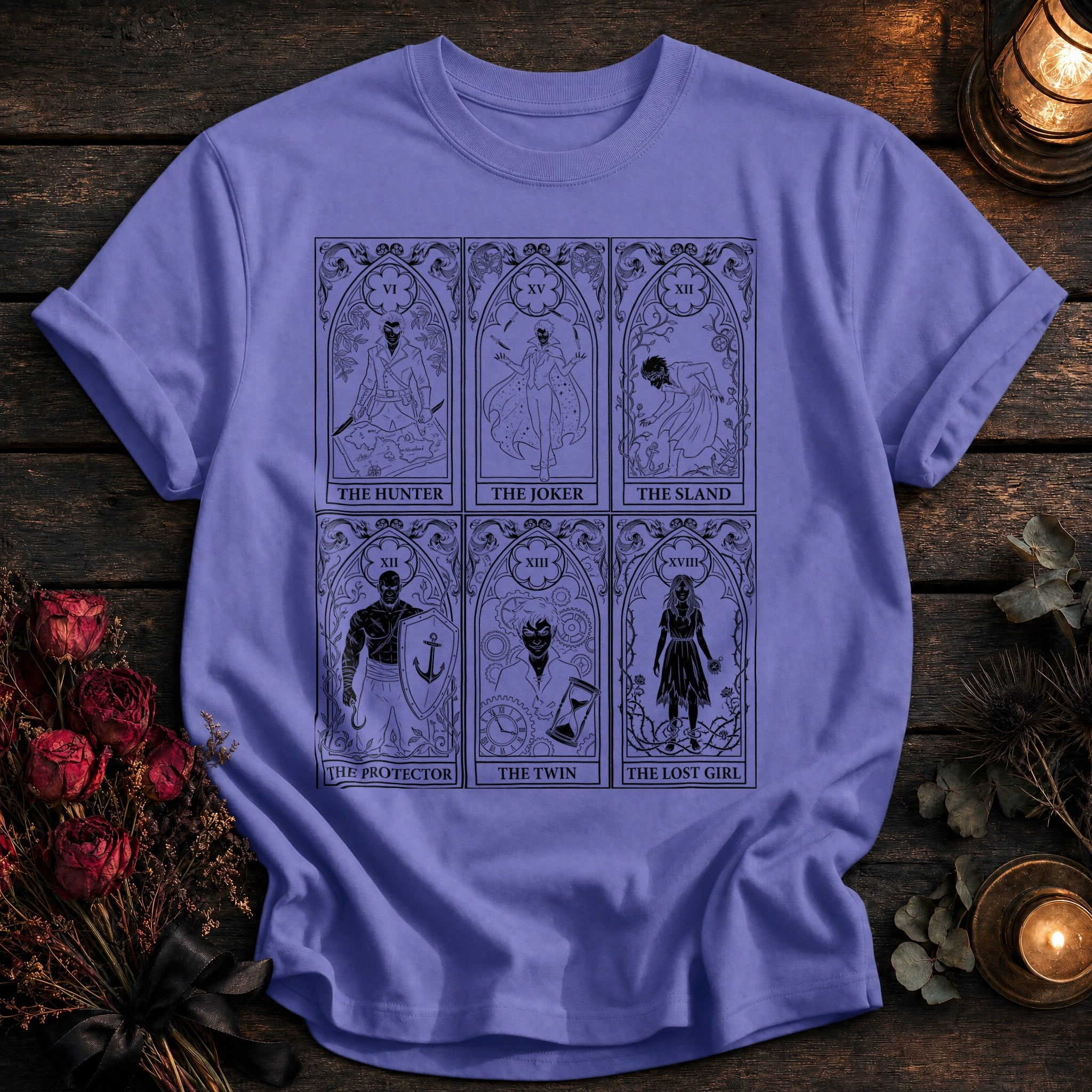 Neverland Tarot Grid Black - Violet